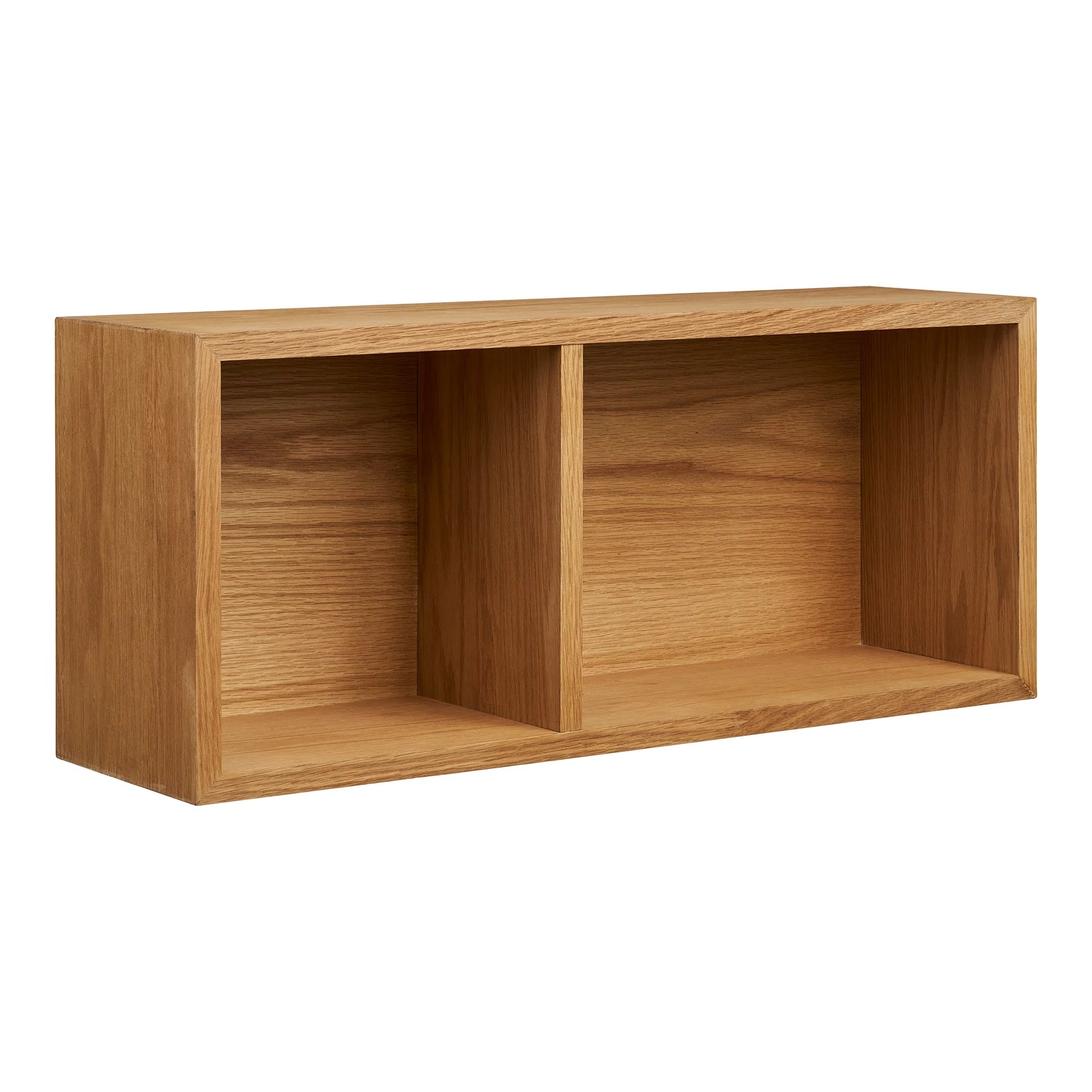 Oshawa Wall Shelf - Oak Venner, MDF - Natural