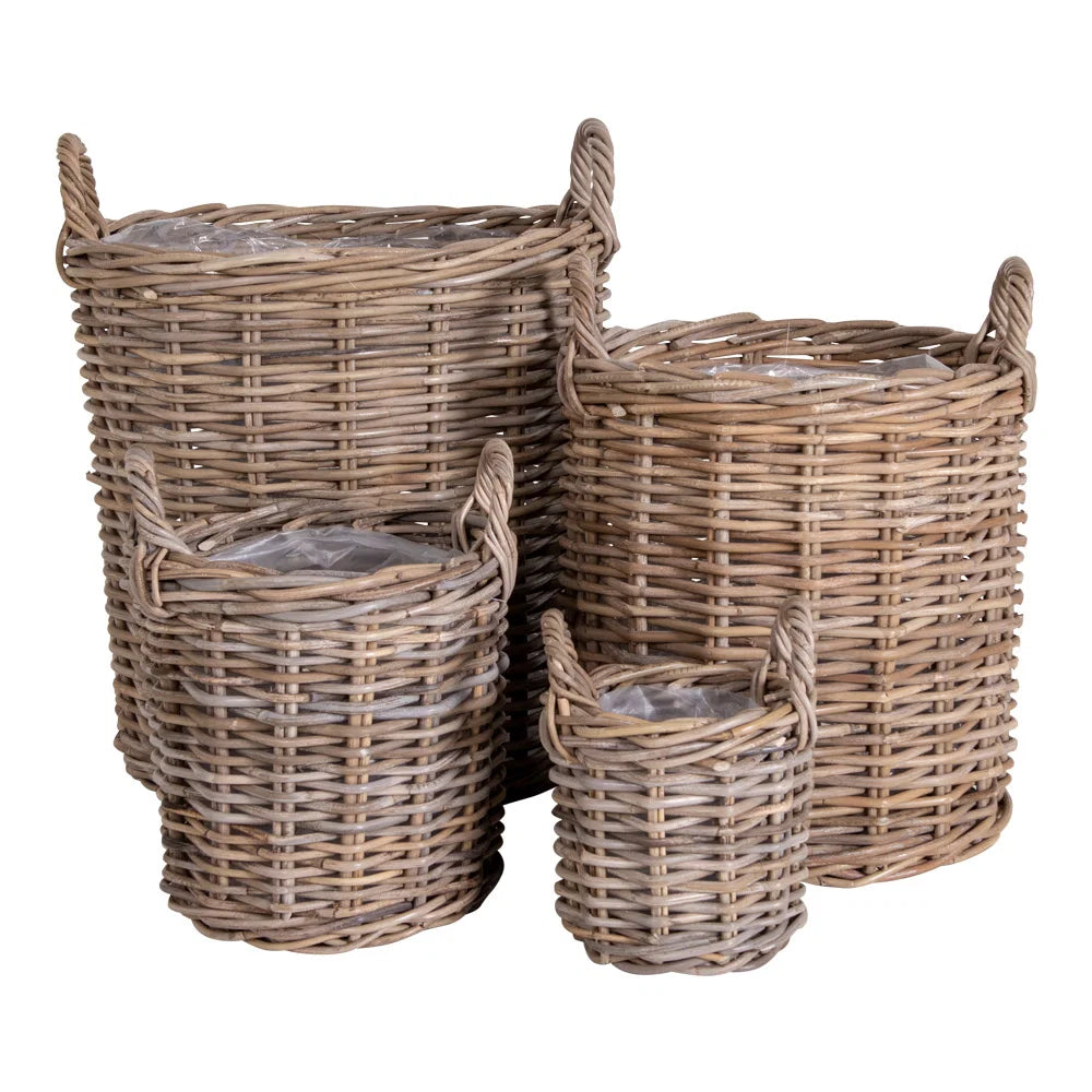 Coșuri de caor - rattan Kubu - natural