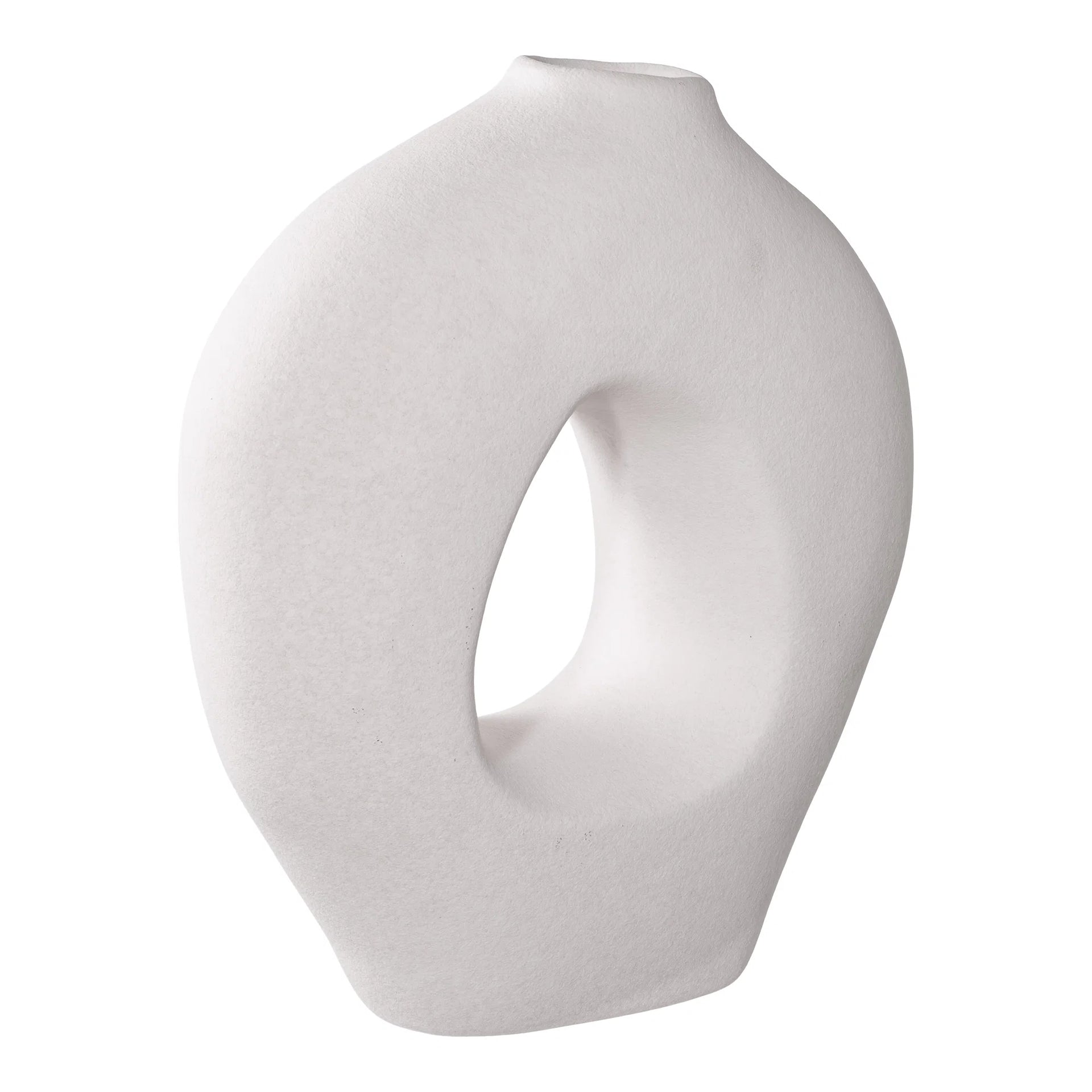 Vaza - ceramică - albă