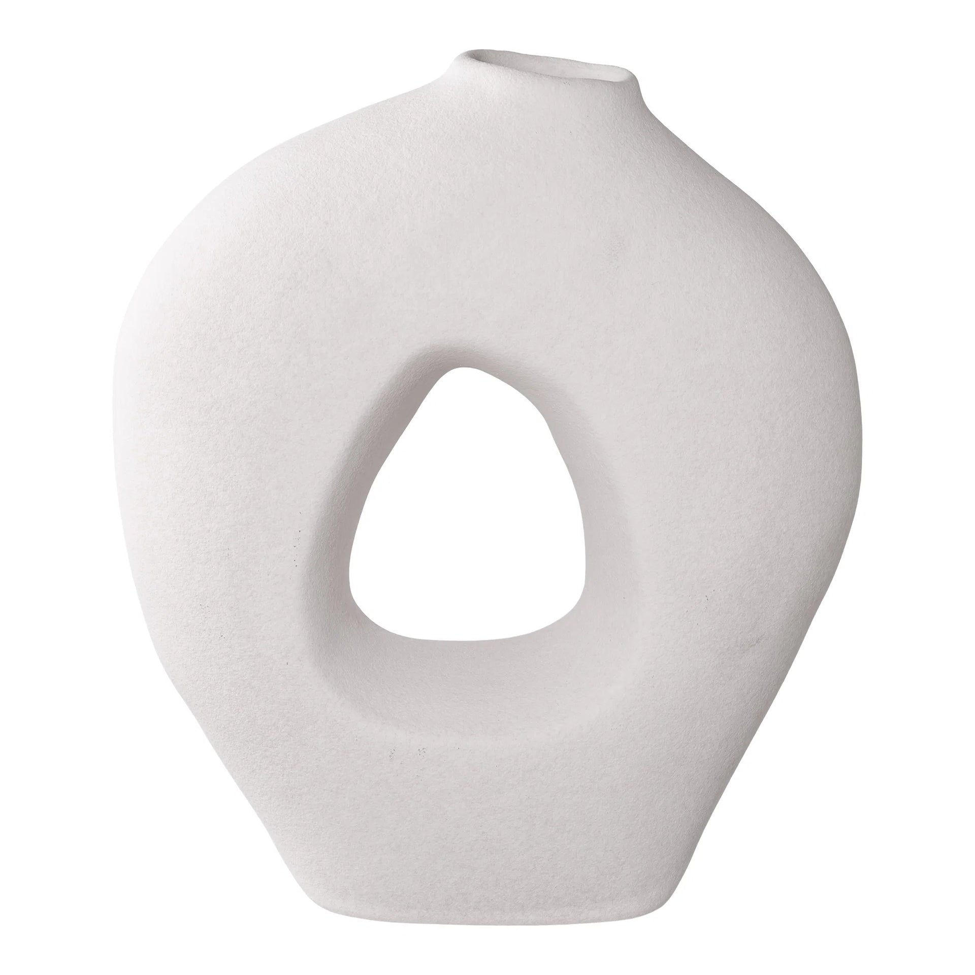 Vaza - ceramică - albă