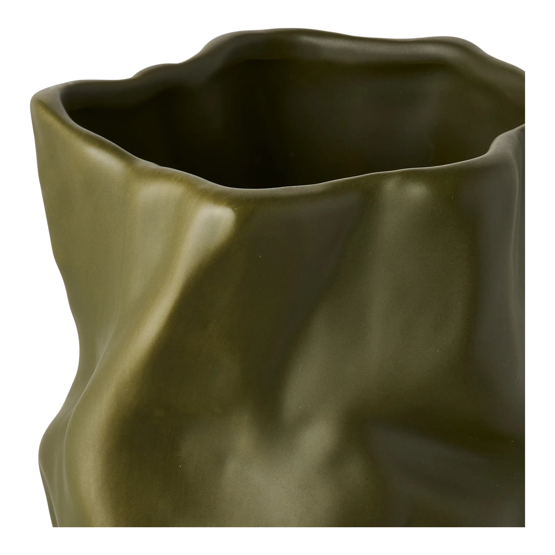 Vaza - ceramică - verde