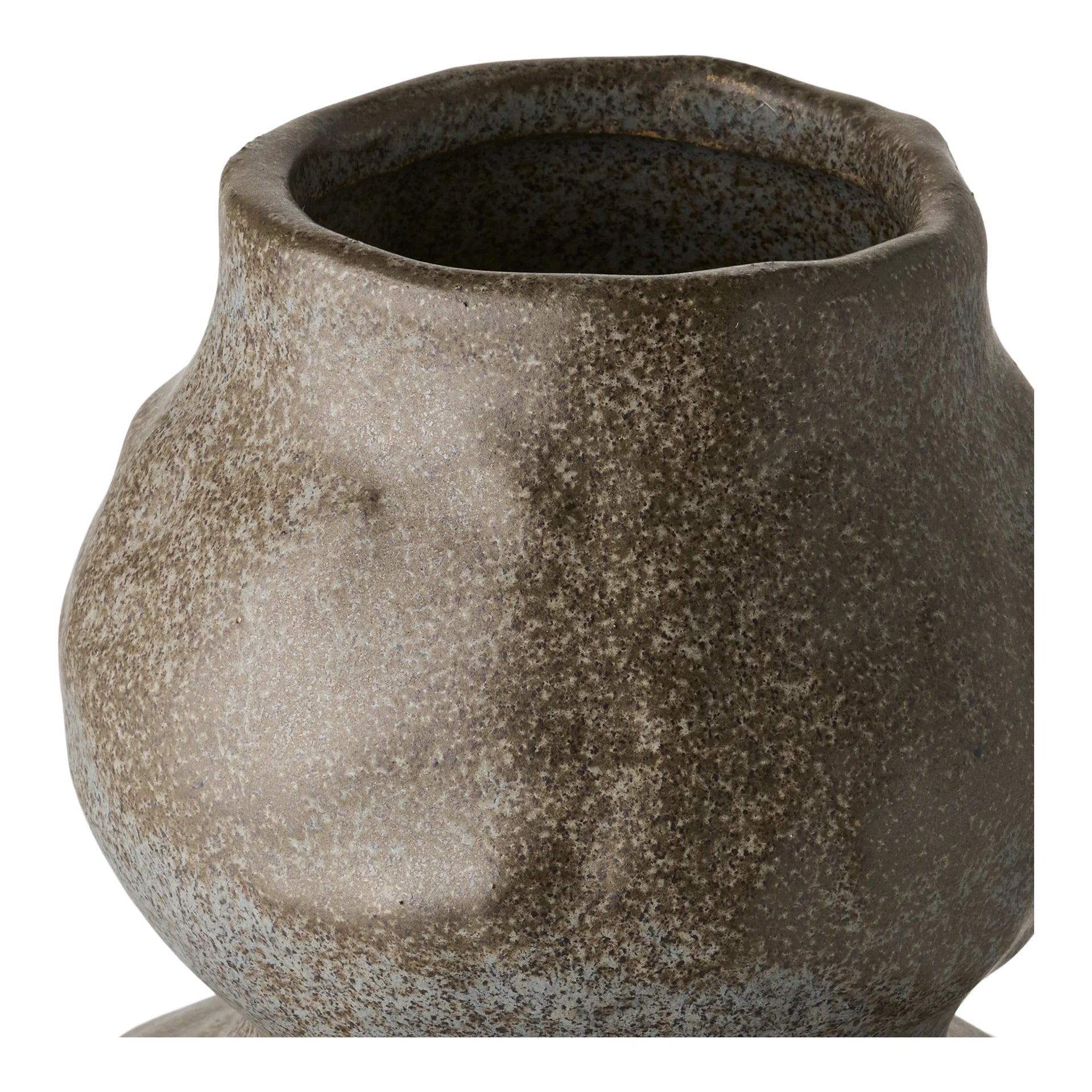 Vaza - ceramică - gri închis