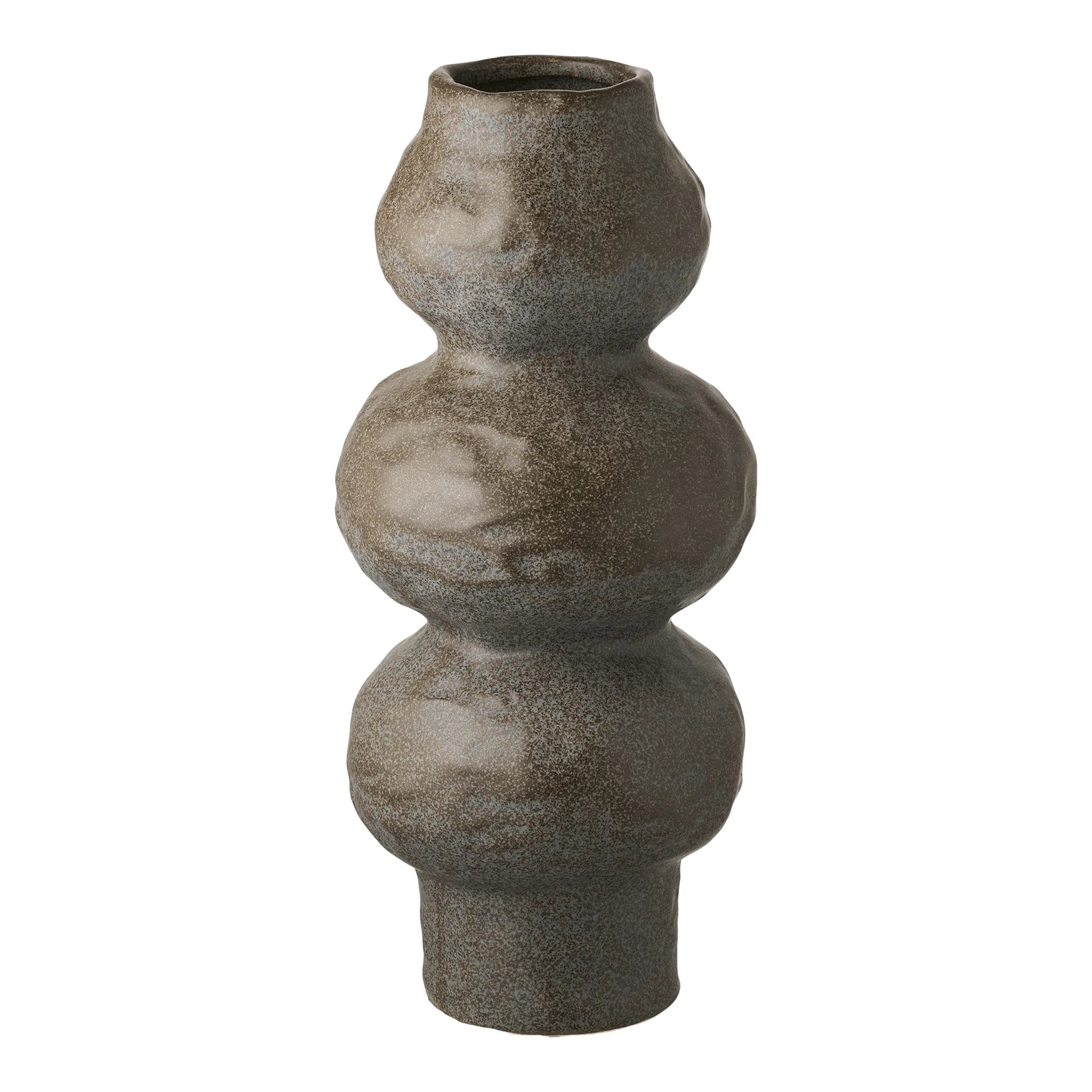 Vaza - ceramică - gri închis