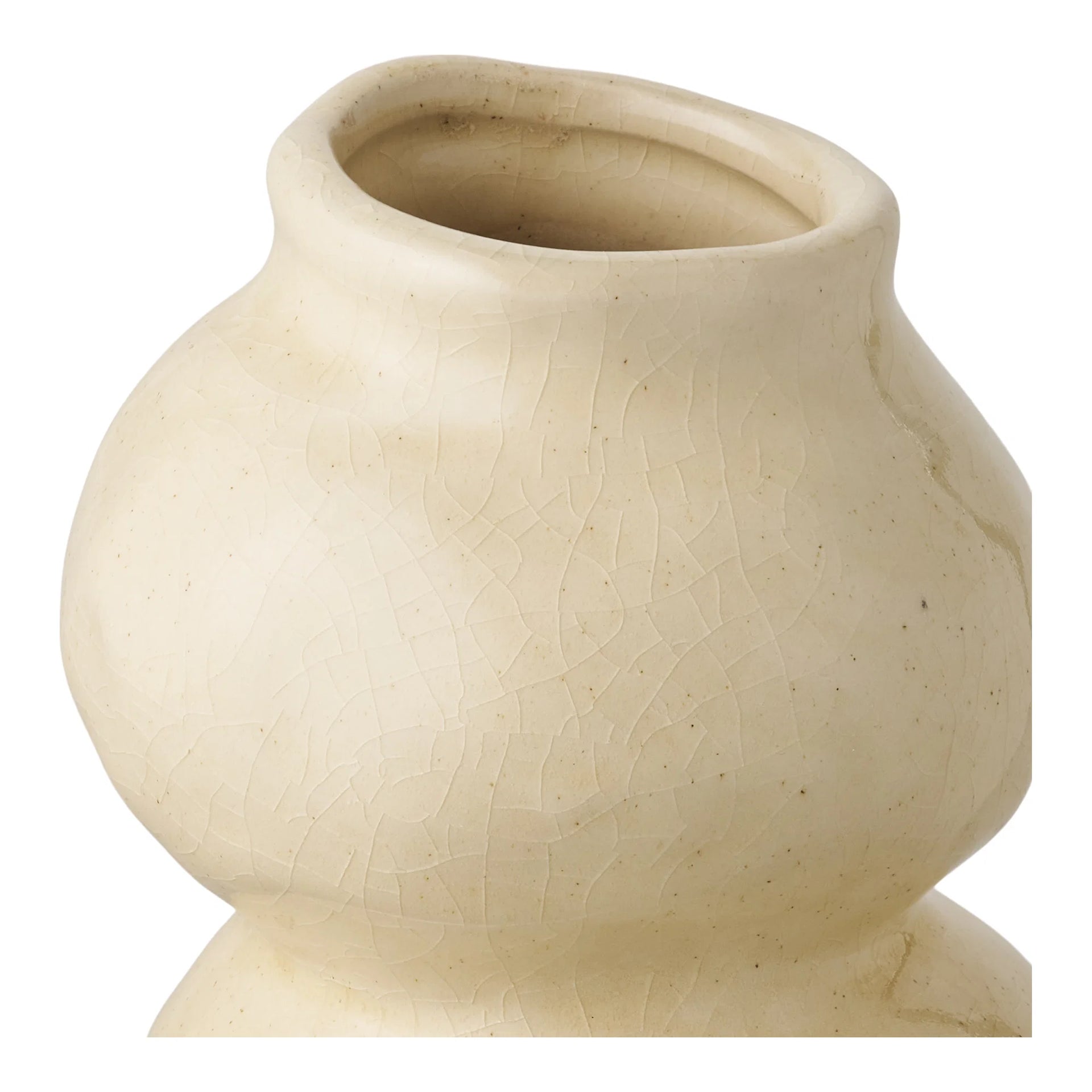 Vaza - ceramică - bej