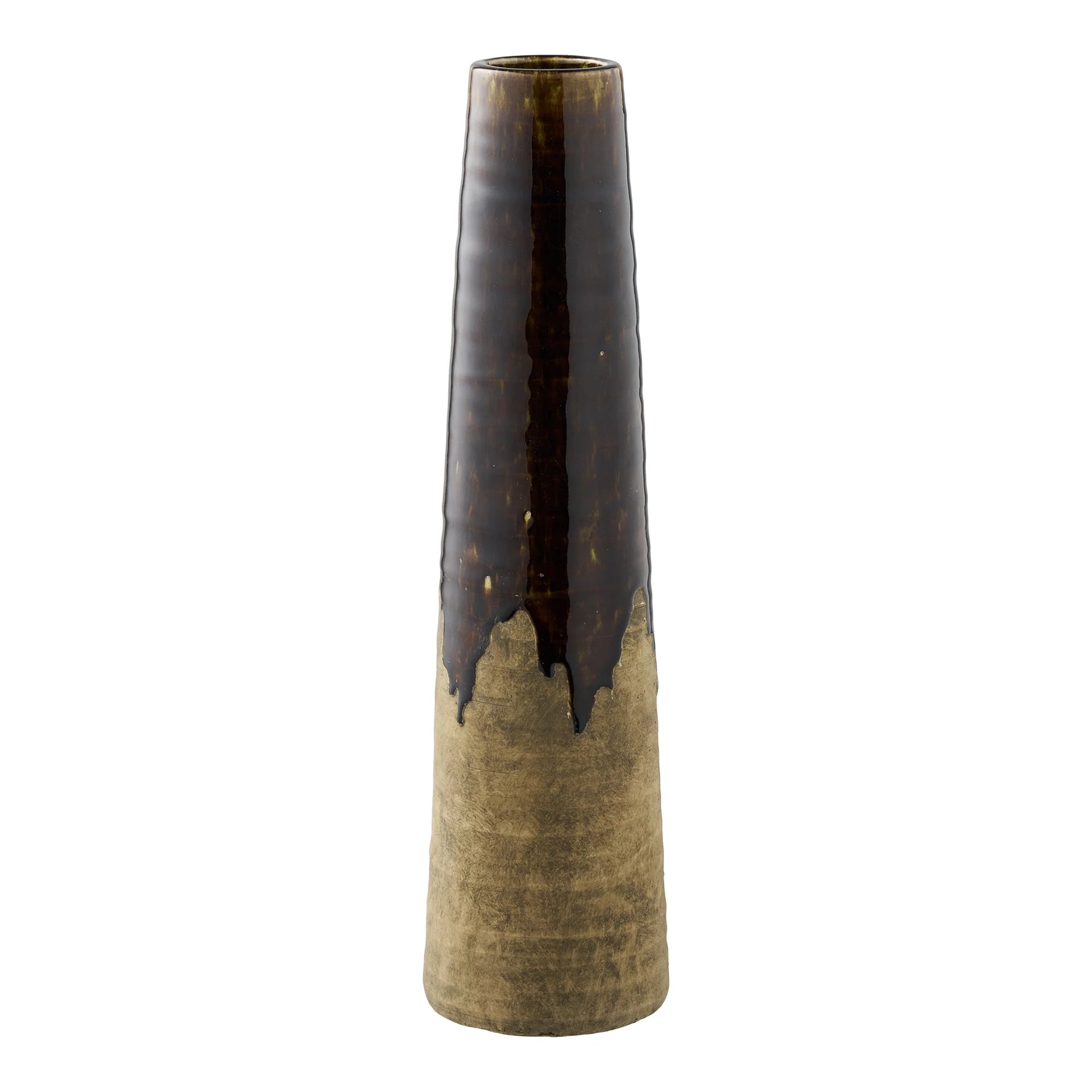 Vaza - ceramică - maro