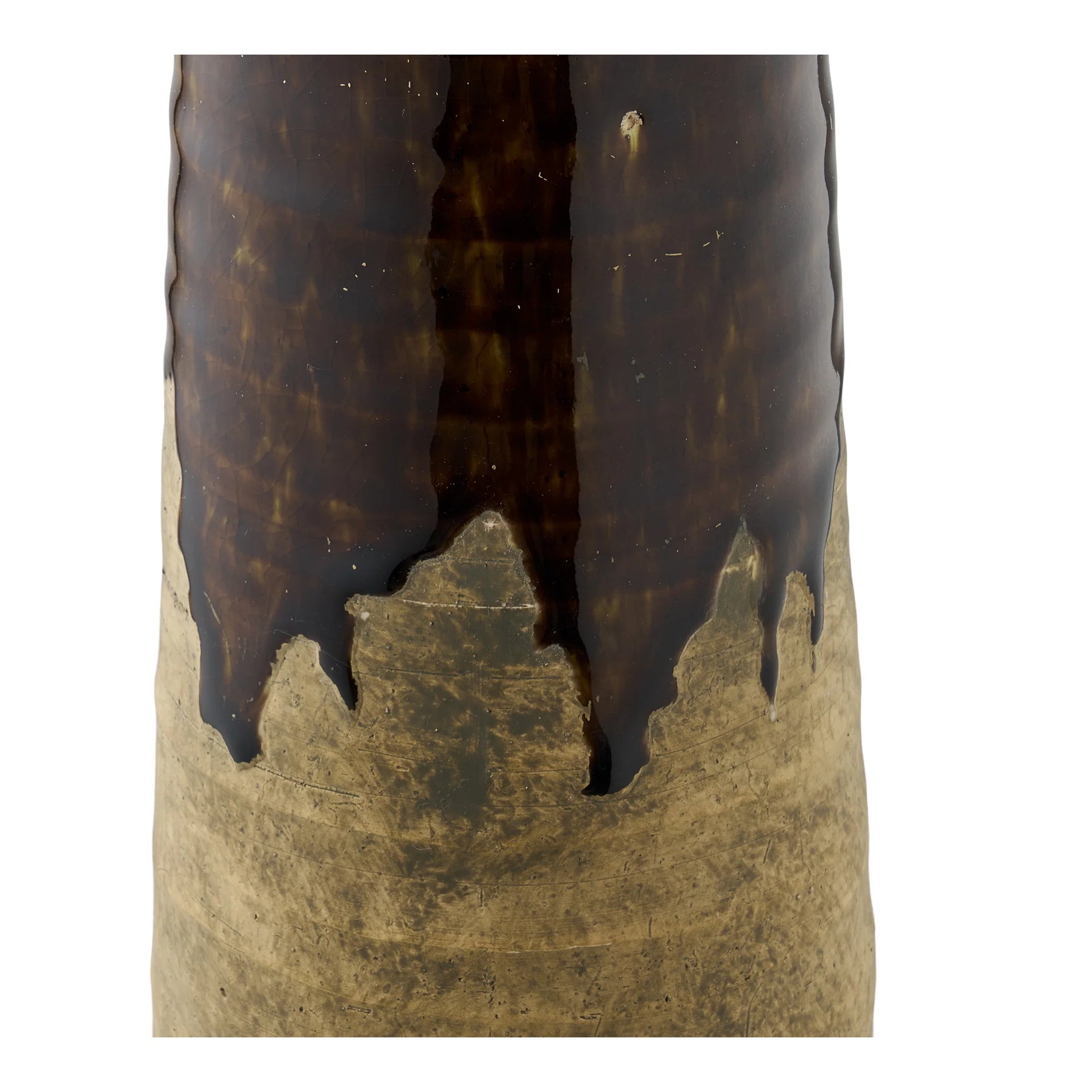 Vaza - ceramică - maro
