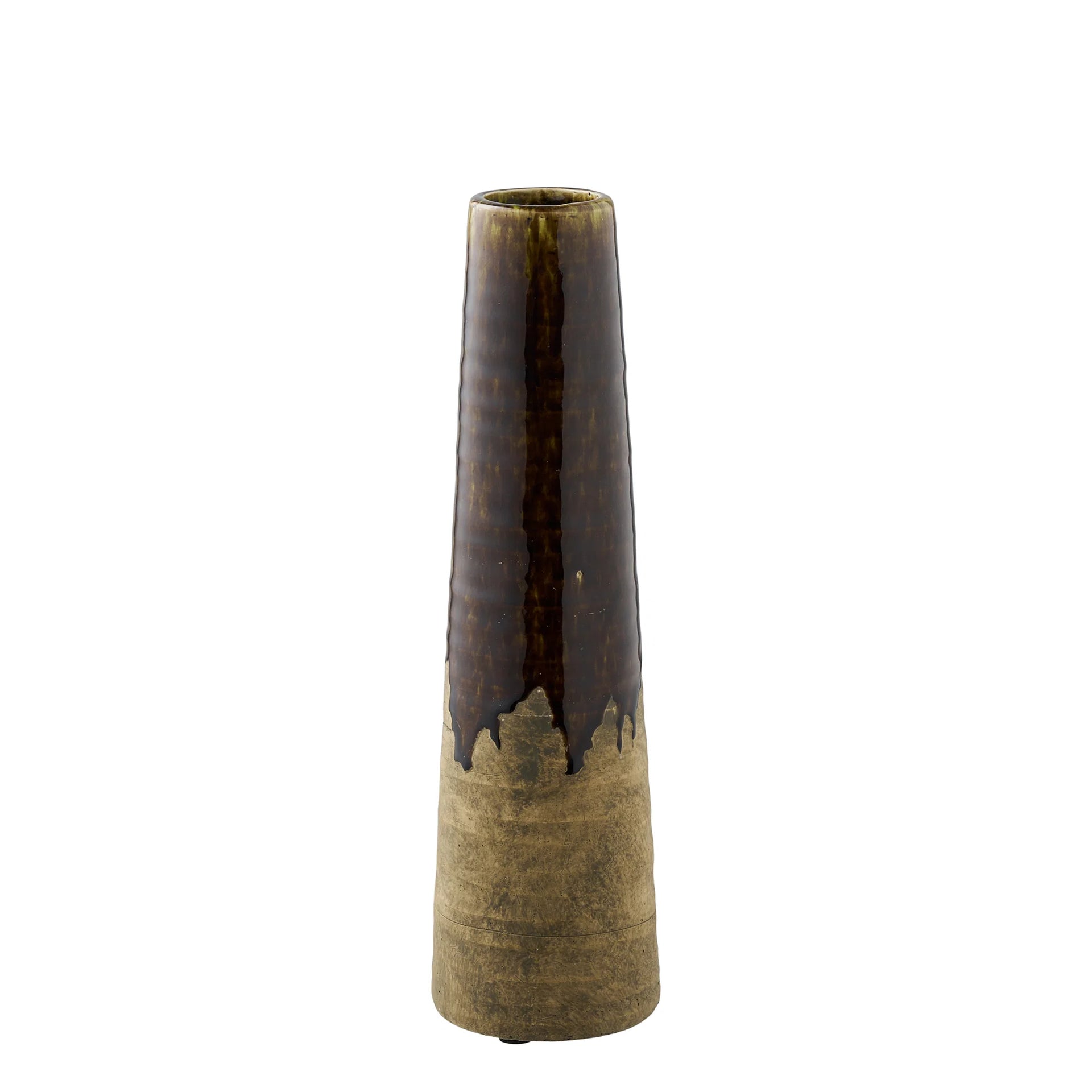Vaza - ceramică - maro