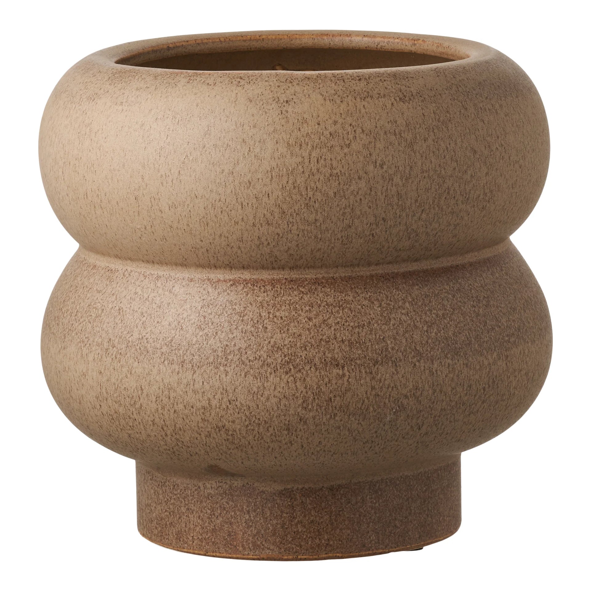 Pot de flori - ceramic - maro