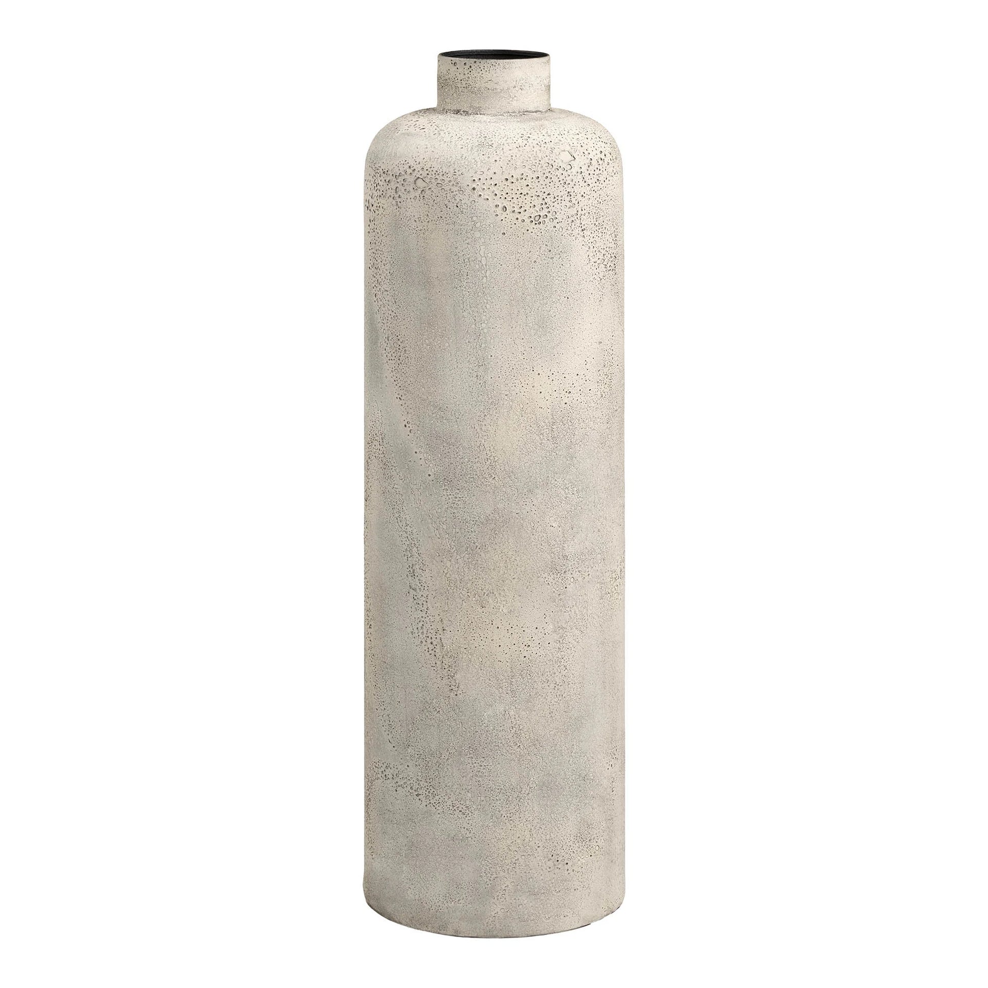 Pot decorativ Hou - Metal - Beige antic