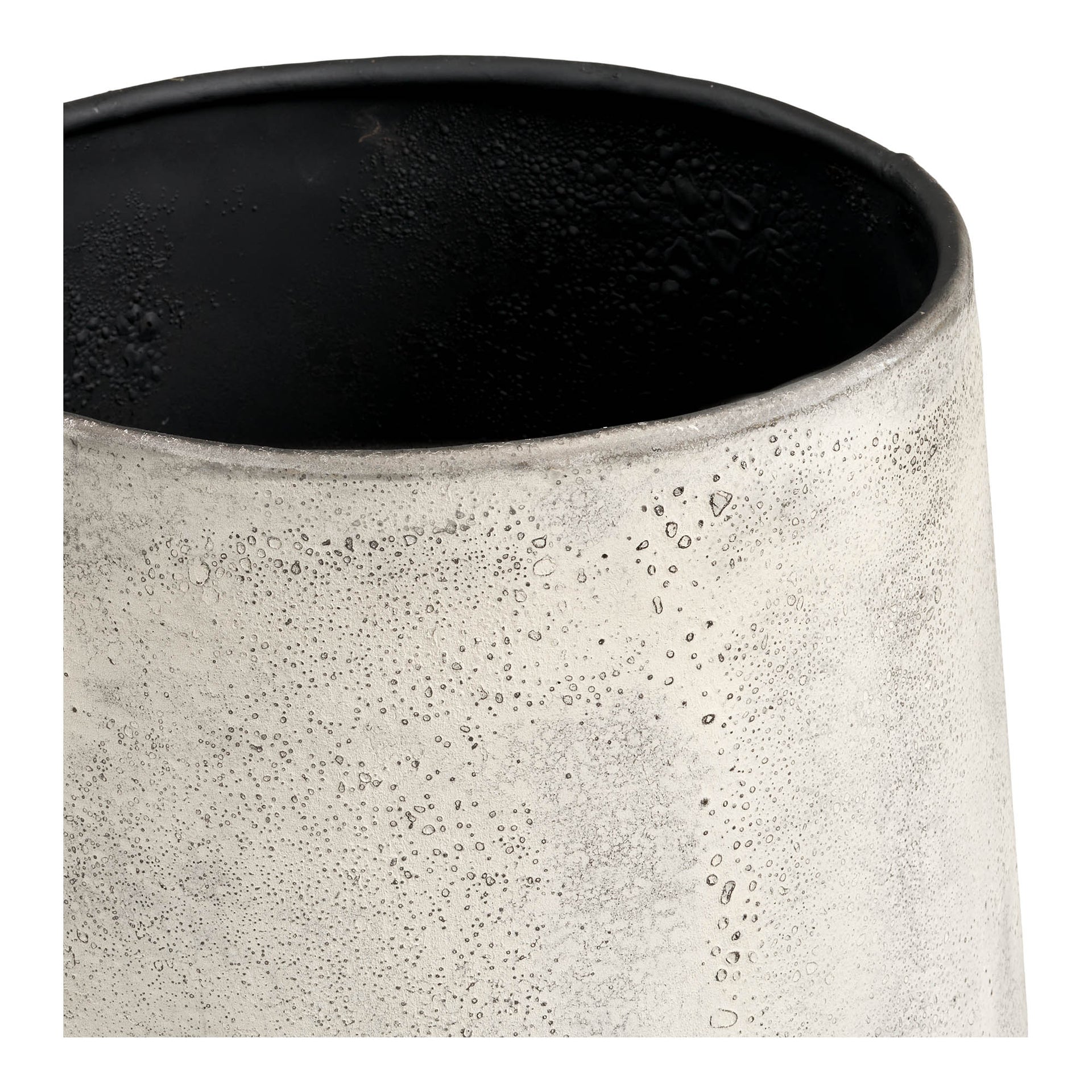 Pot decorativ Hou - Metal - Beige antic