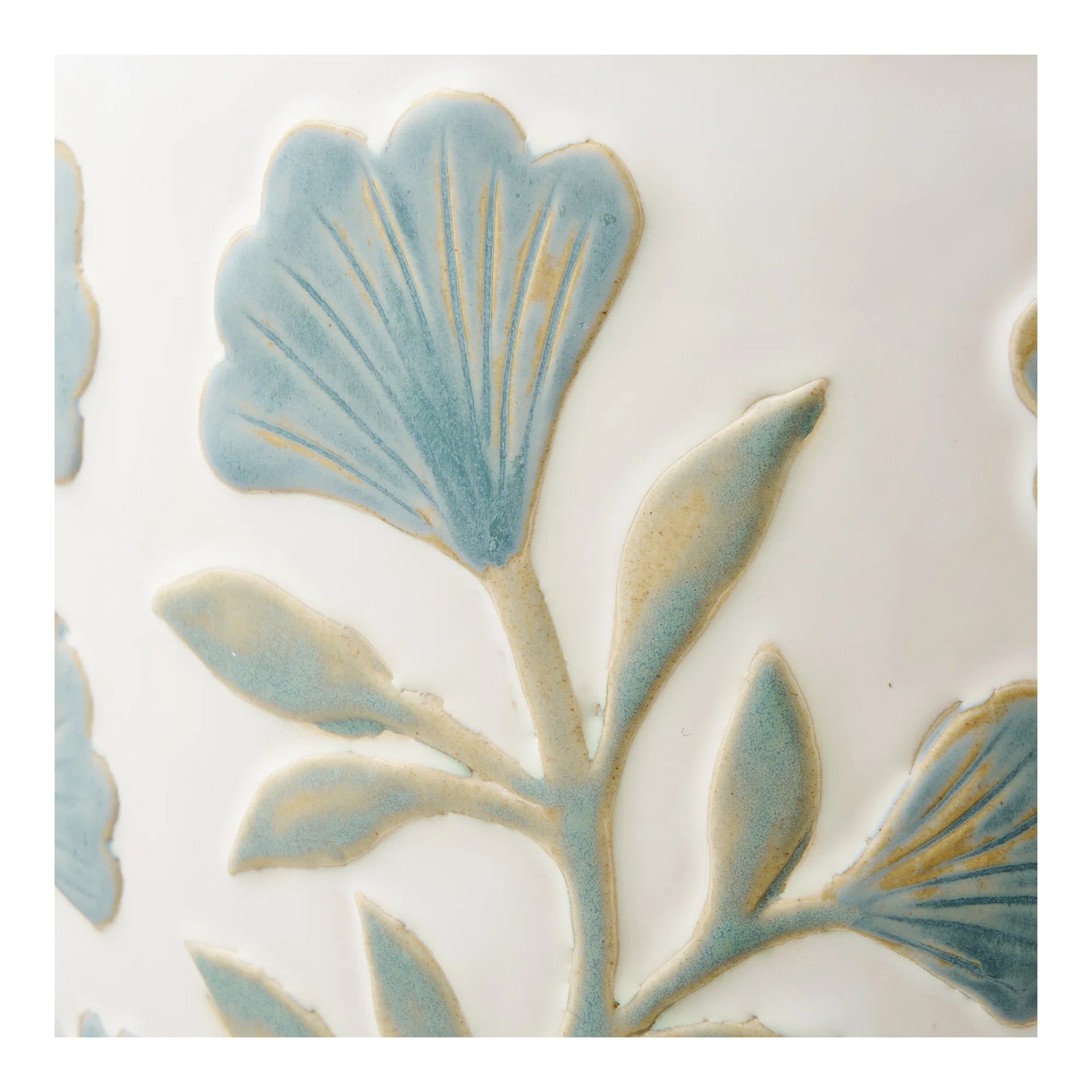 Vas de flori - ceramic - alb