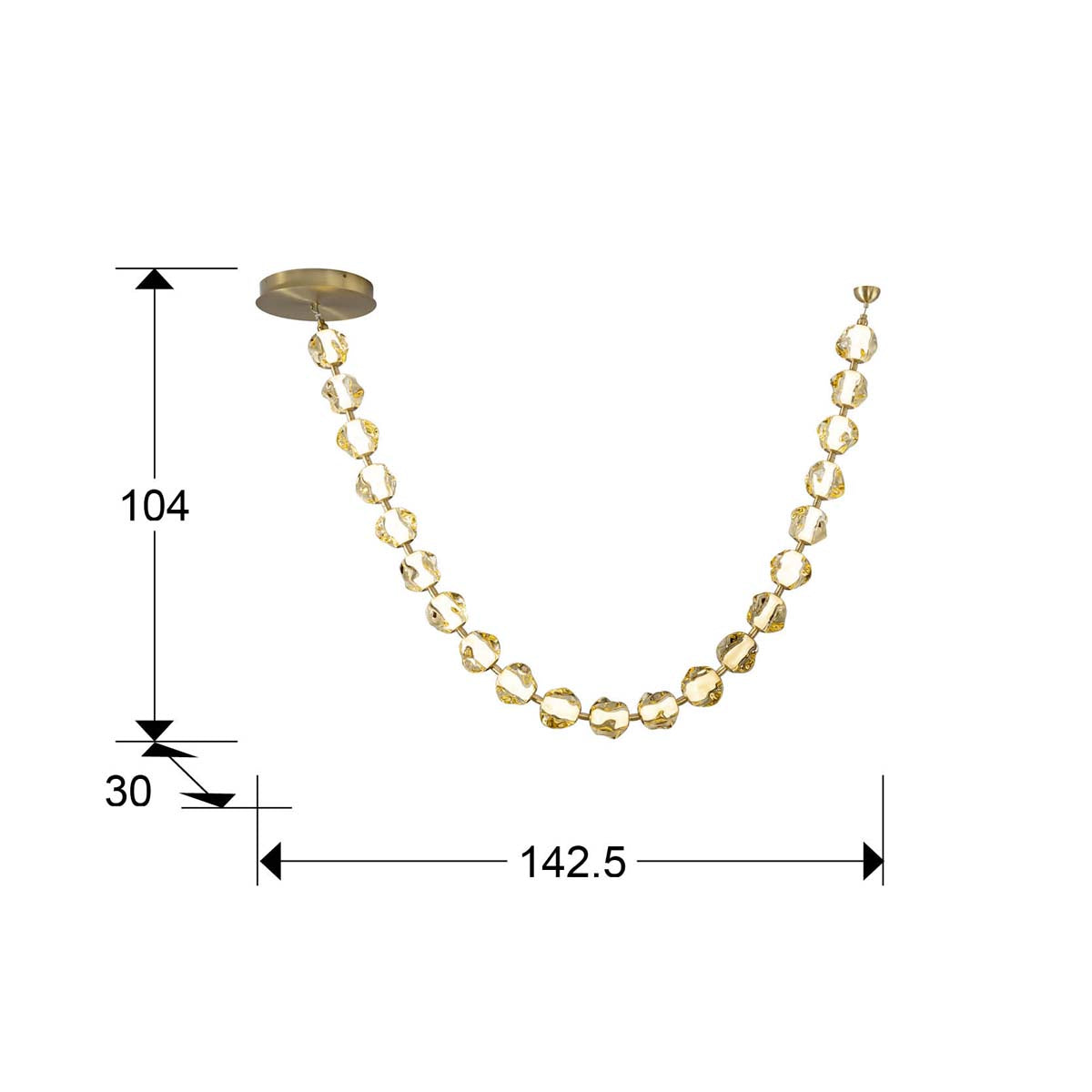 ZARIA II - LAMPĂ 21L - BRONZ/CHIHM REGLABILĂ