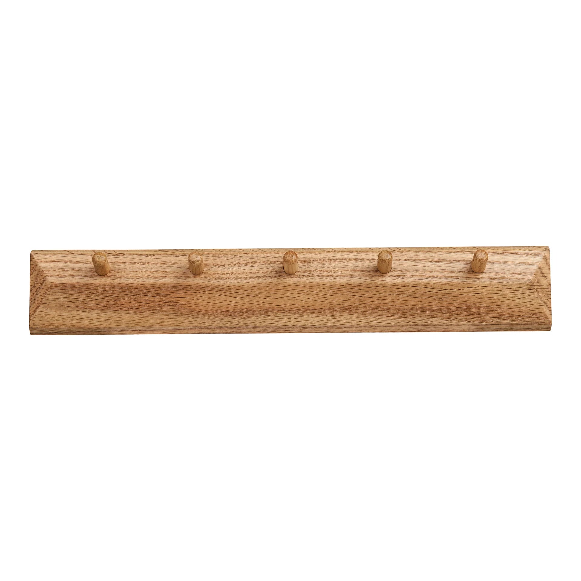 Raft pentru haine cu 5 cârlige - Stejar - Natural