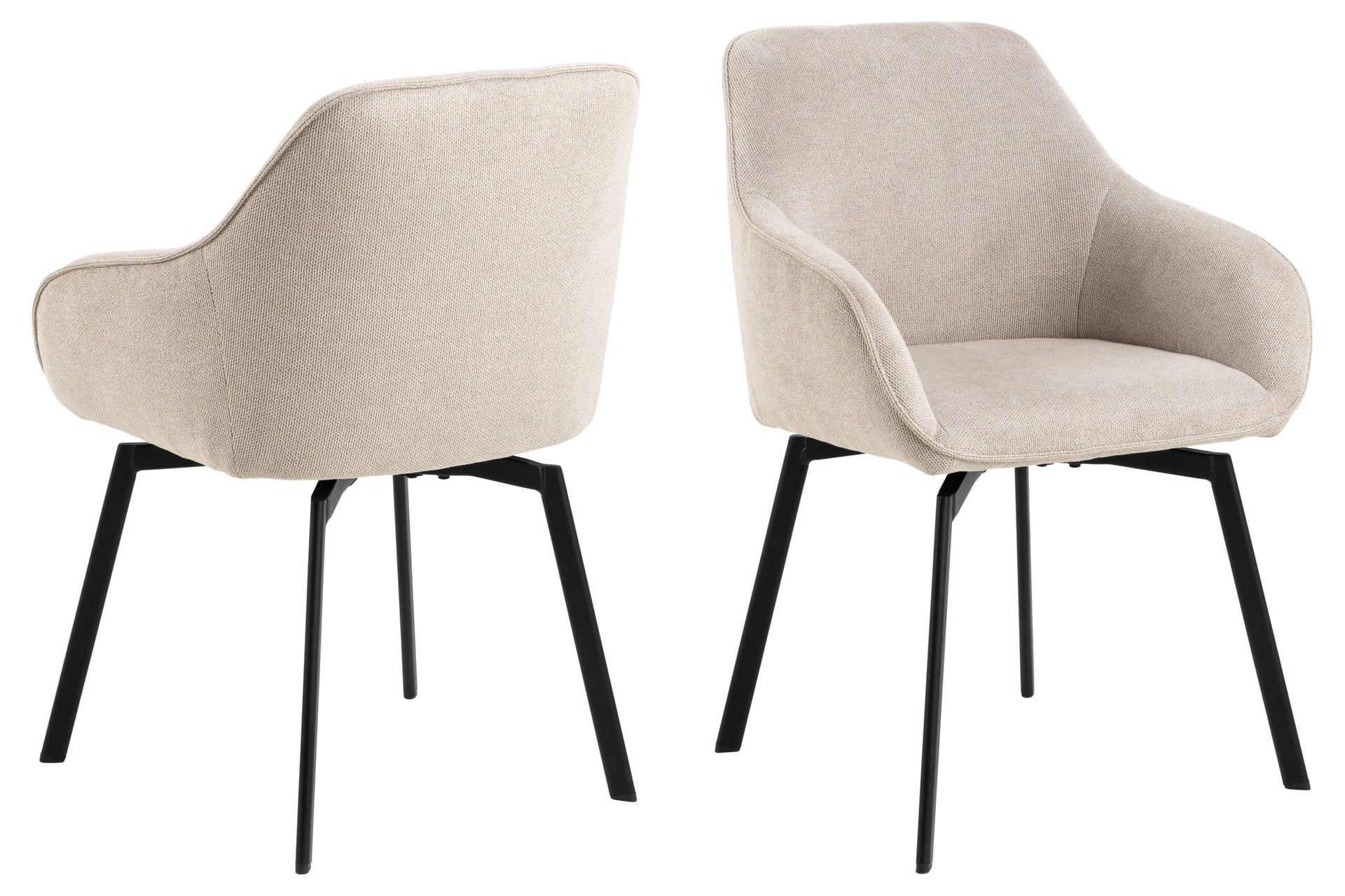 SCAUN DE DINING CLARA CU COTIERA BEJ