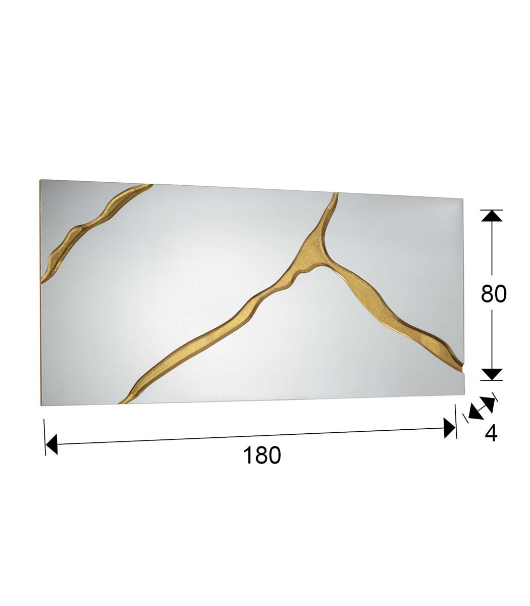 SURCOS II - OGLINDA 80X180, FRUNZE DE AUR