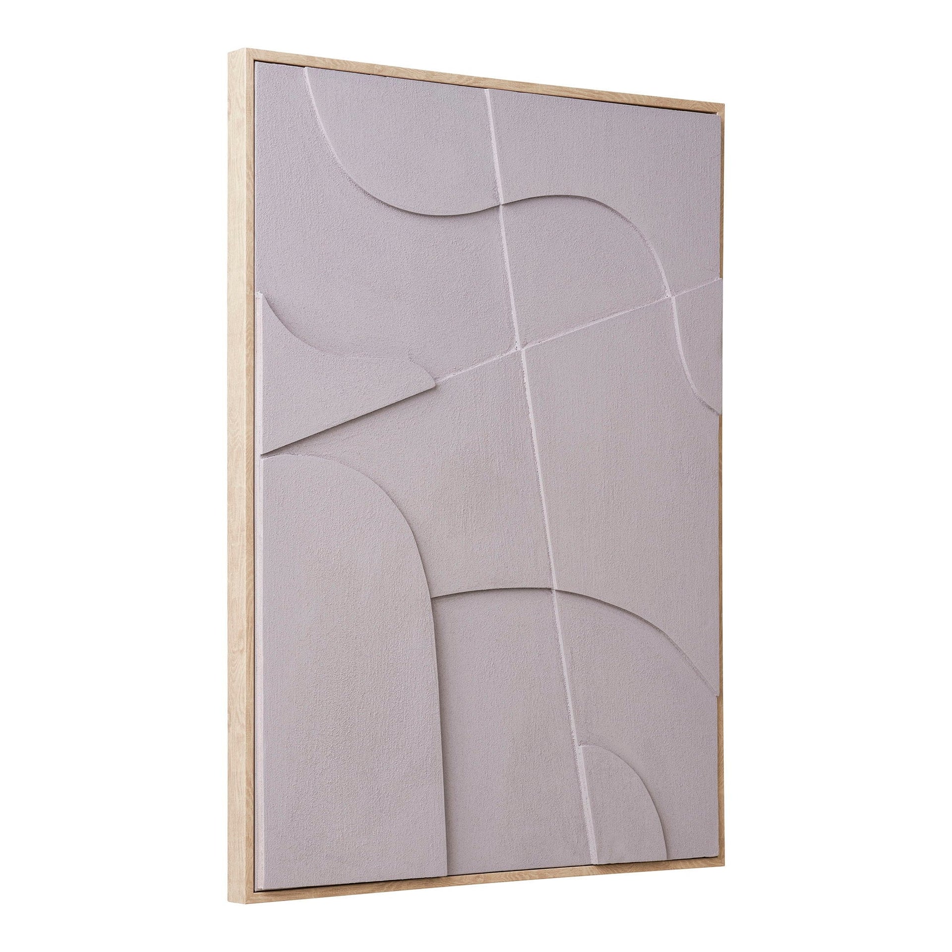 DECOR DE PERETE IN RELIEF GRI