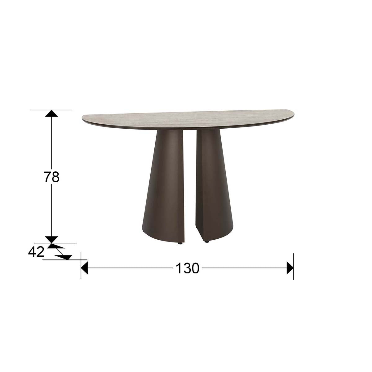 SAMARA - CONSOLĂ - TRAVERTIN/MARO