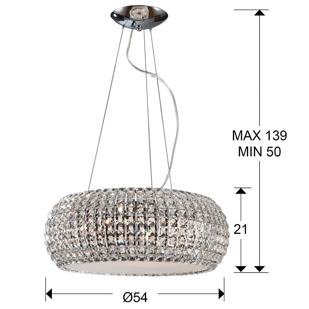 PANDANT MARE CU DIAMANT