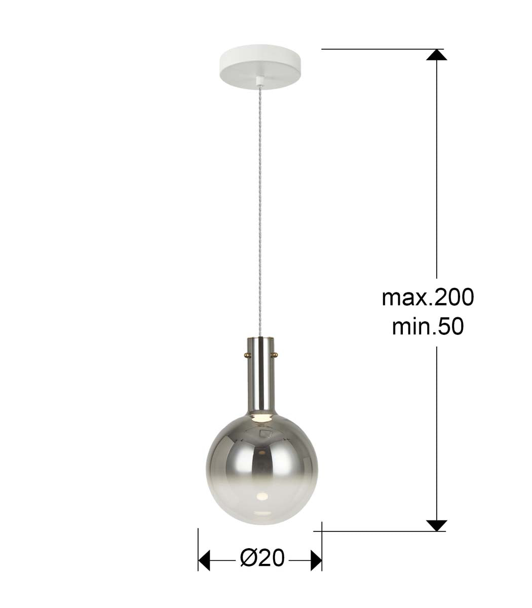 LAMPĂ MATICES-LAMP 1L ALB-FUMURIE