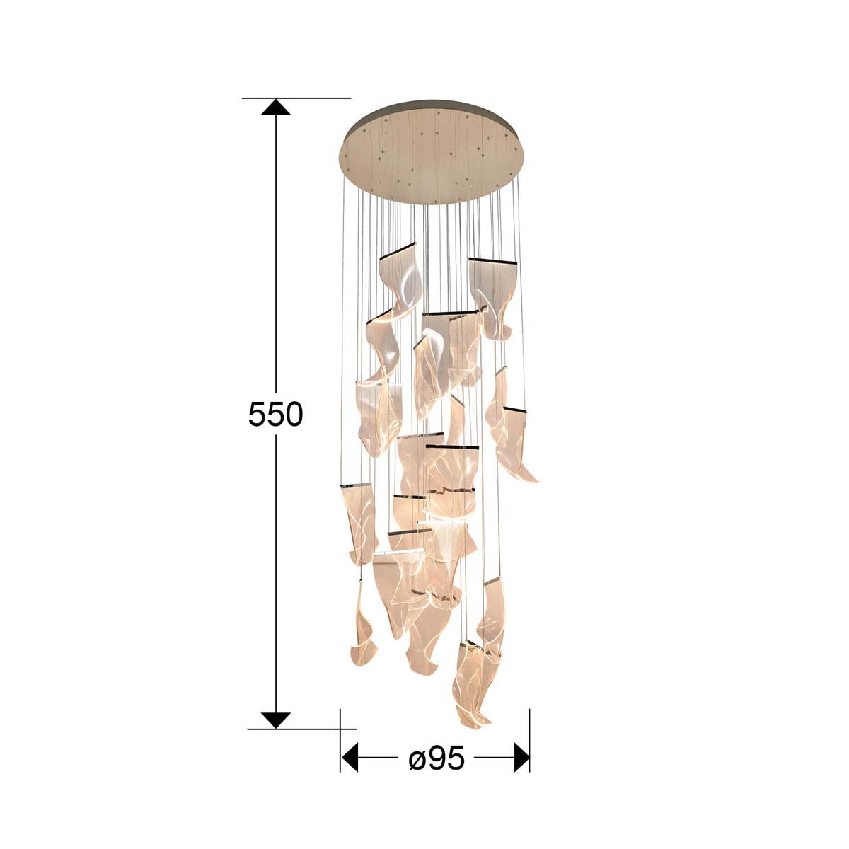 VELOS - LAMPĂ CROMATĂ 24L