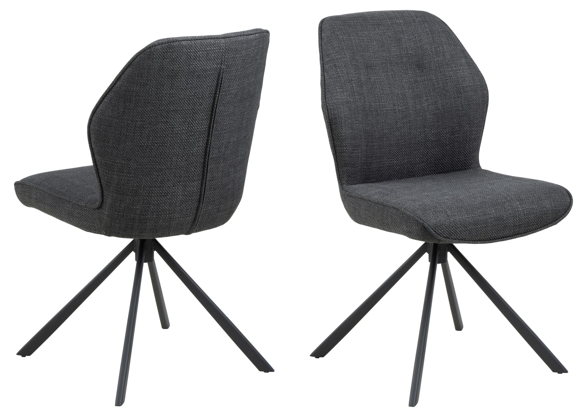 SCAUN DE DINING AURA GRI ÎNCHIS