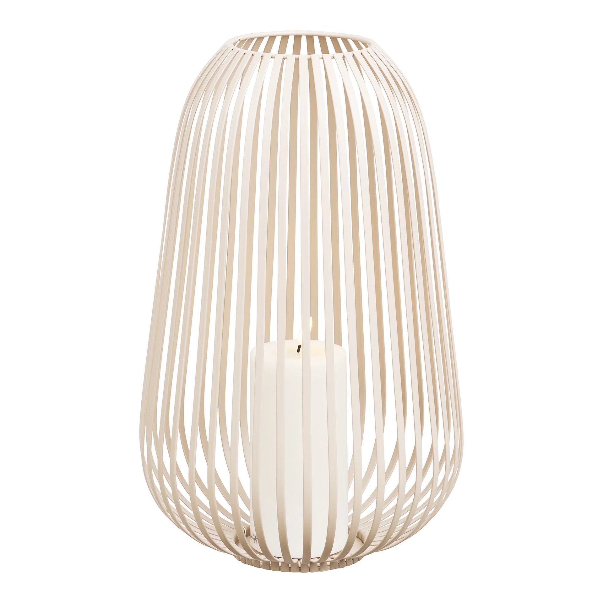 Stoense Lantern - Metal - Beige