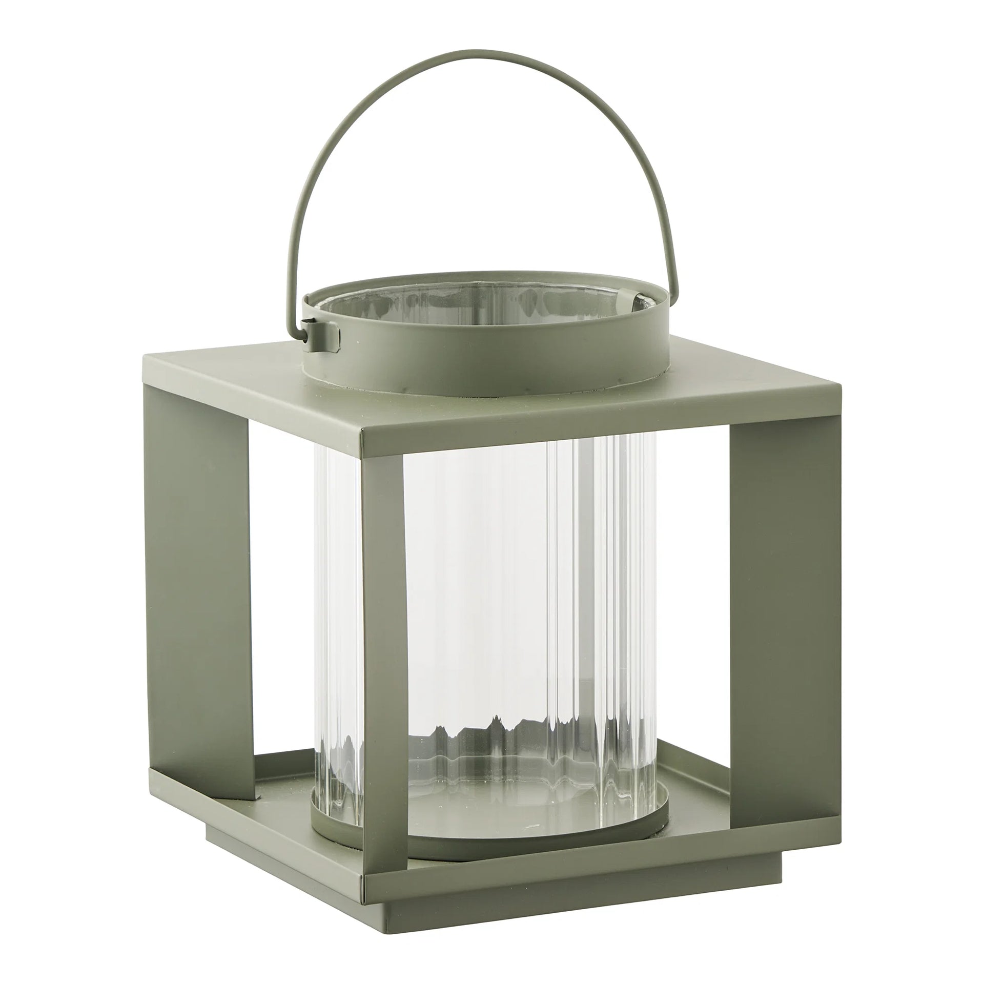 Lohals Lanterne - sticlă, metal - verde