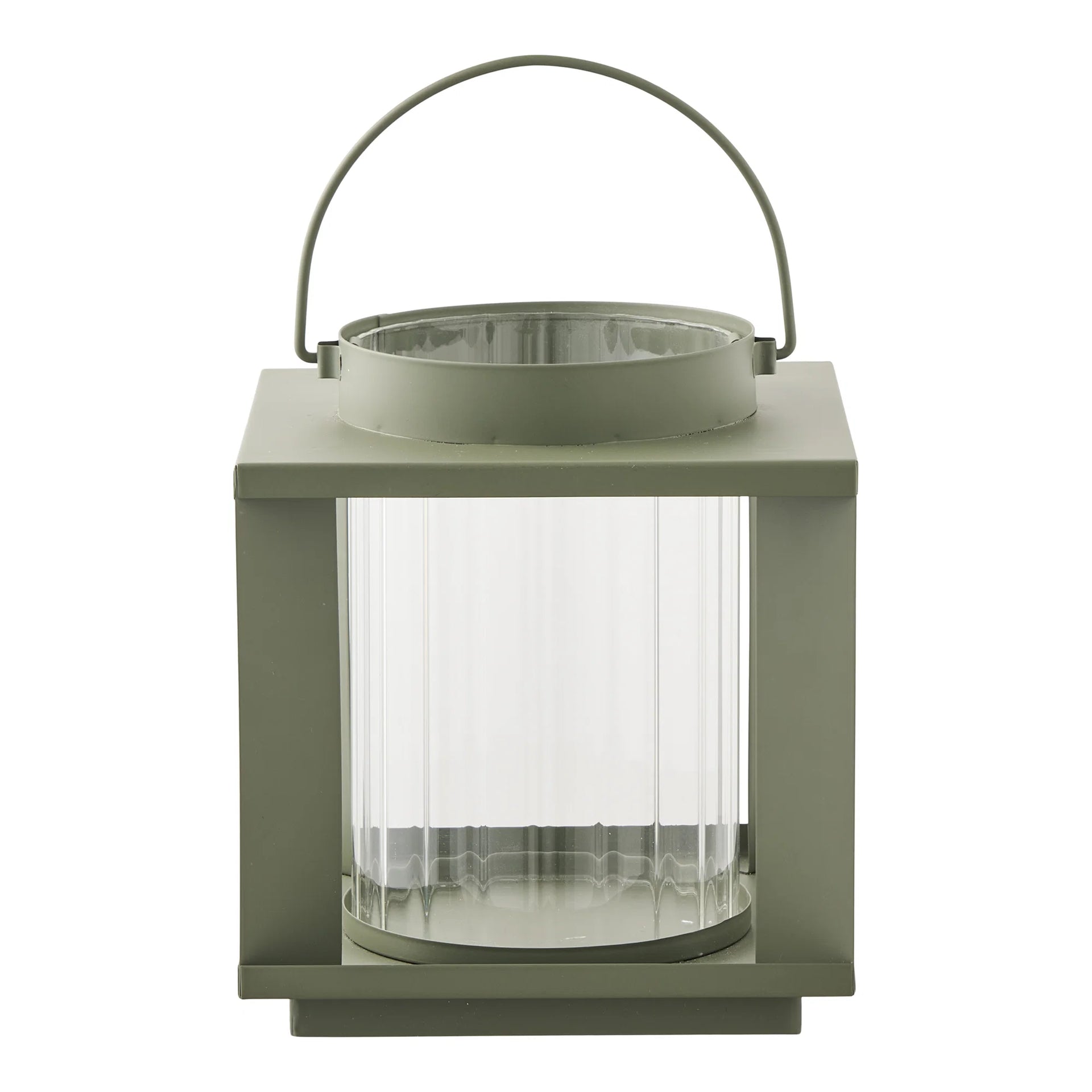 Lohals Lanterne - sticlă, metal - verde