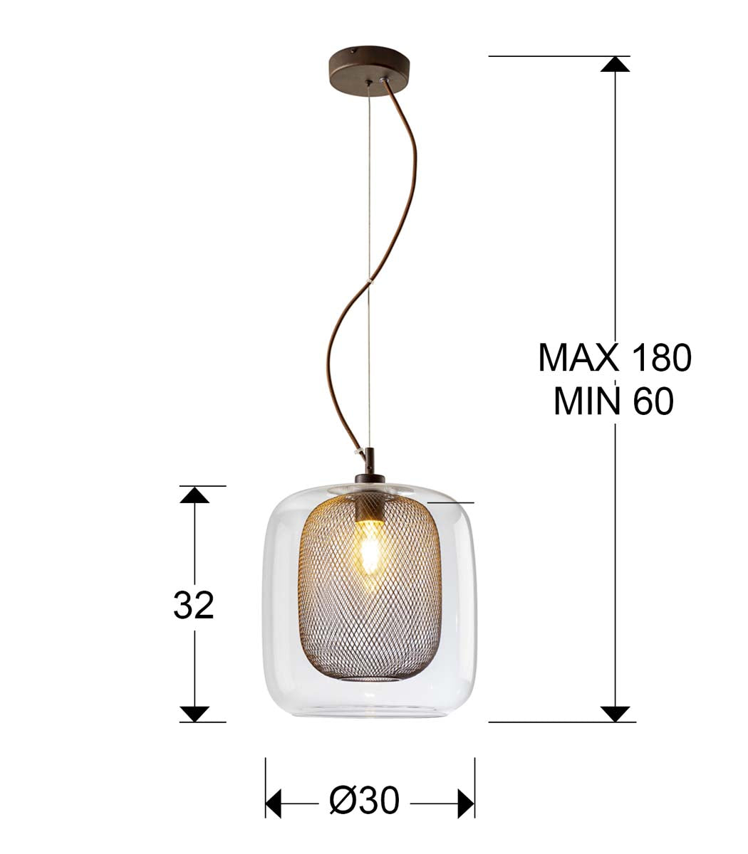 Lampă mare Fox Chocolate 1L