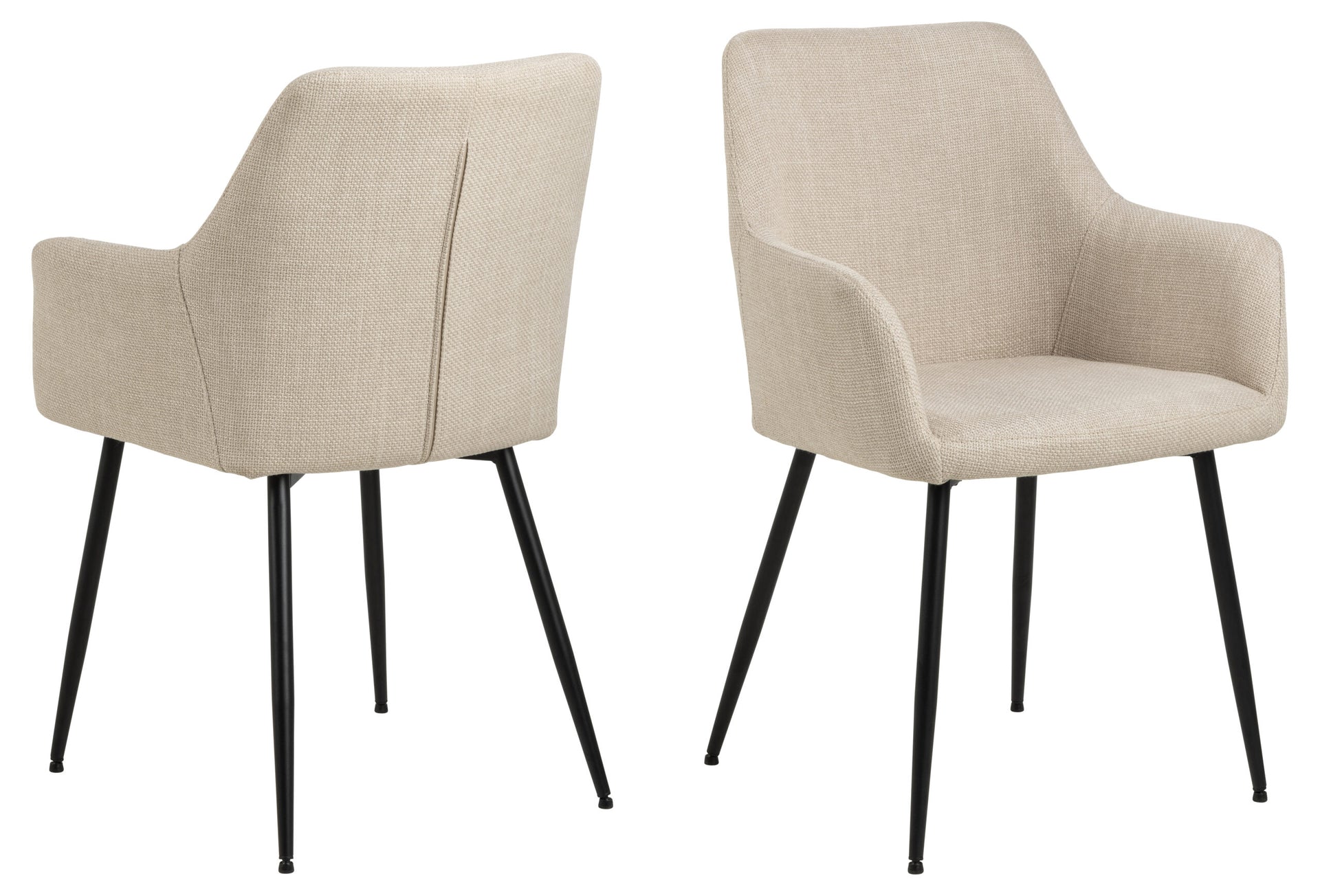 SCAUN DE DINING LIZZY CU COTIERĂ BEJ