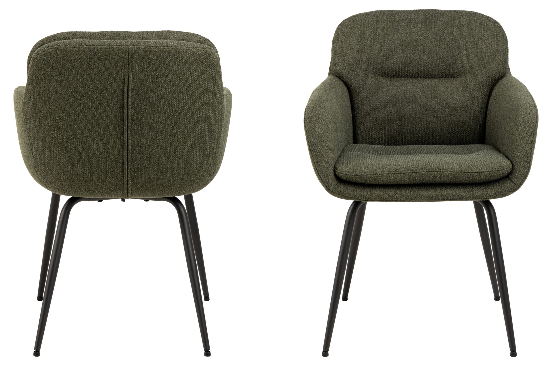 SCAUN DE DINING DORA CU COTIERĂ VERDE