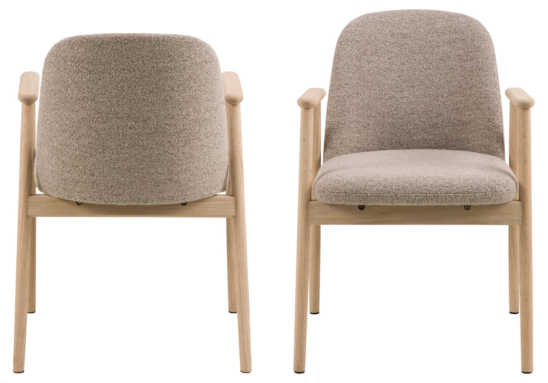 SCAUN DE DINING LEO CU COTIERA BEJ