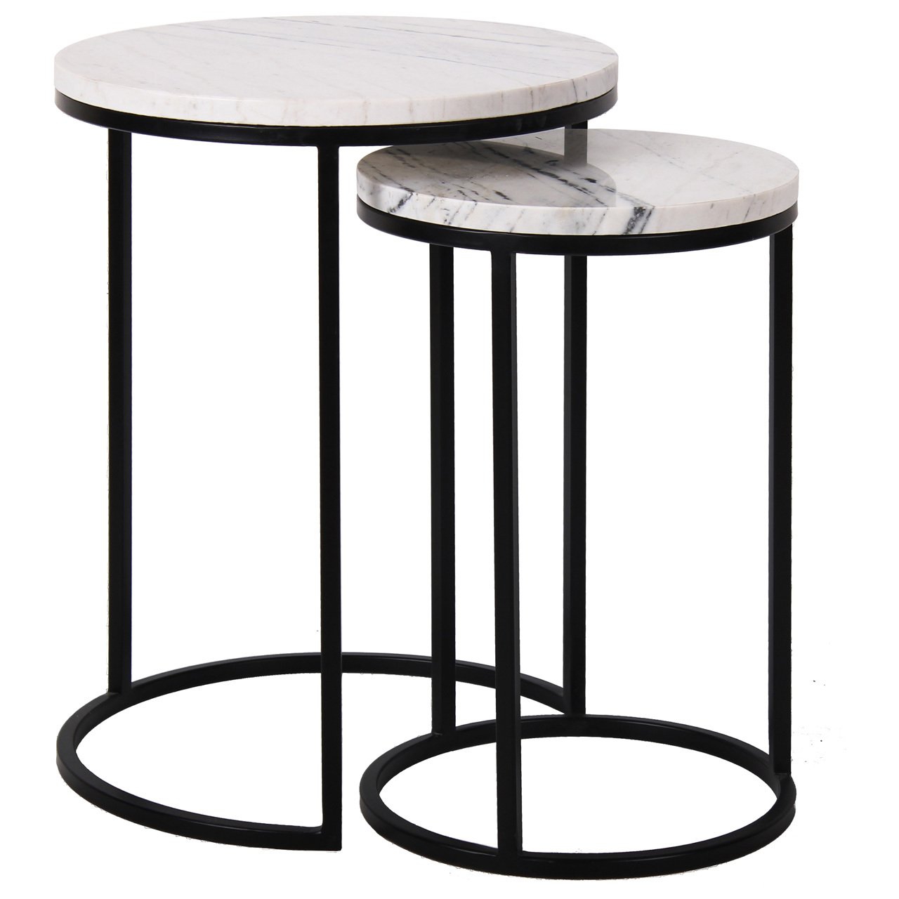 End Table Lexington White (Set Of 2)