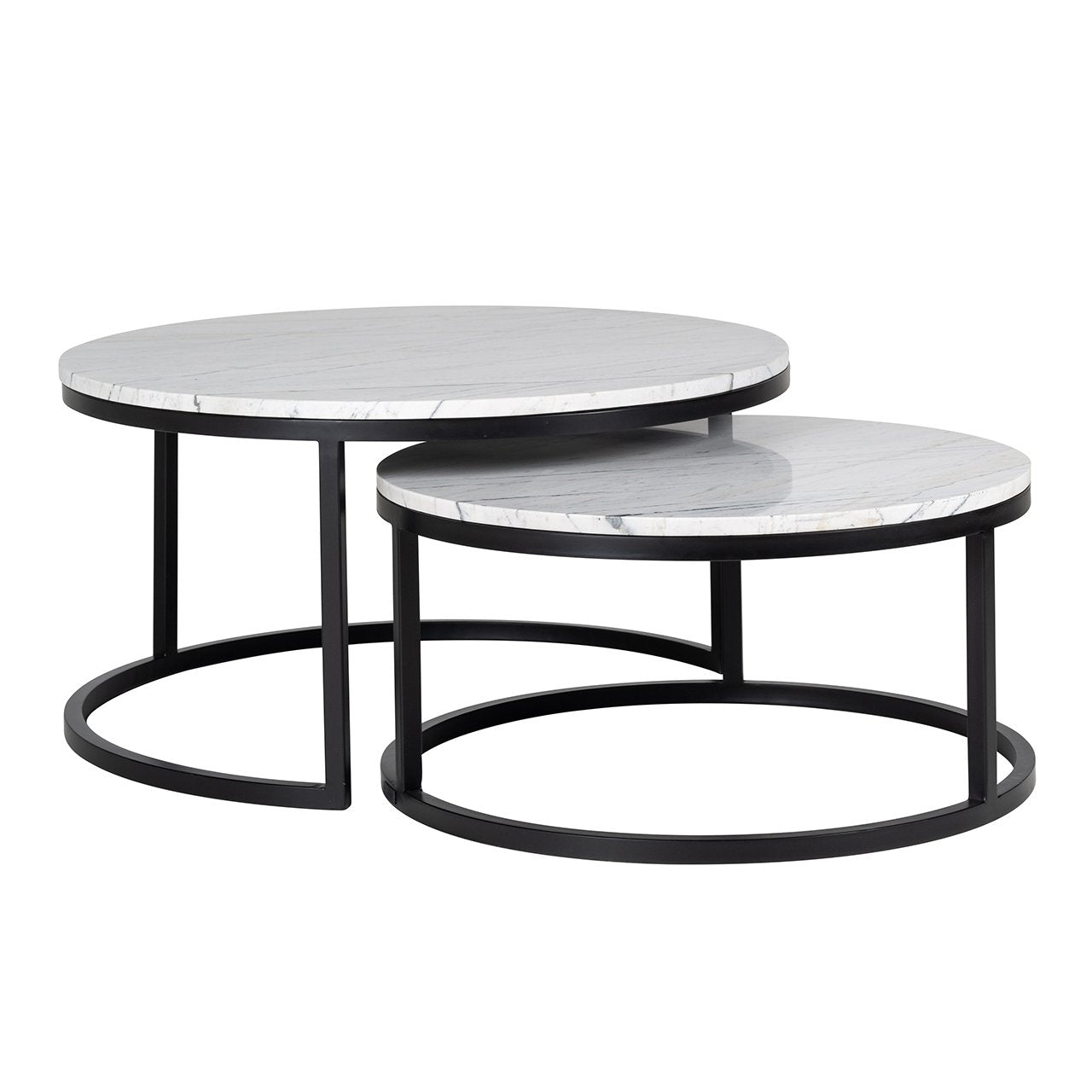 Coffee Table Lexington White (Set Of 2)