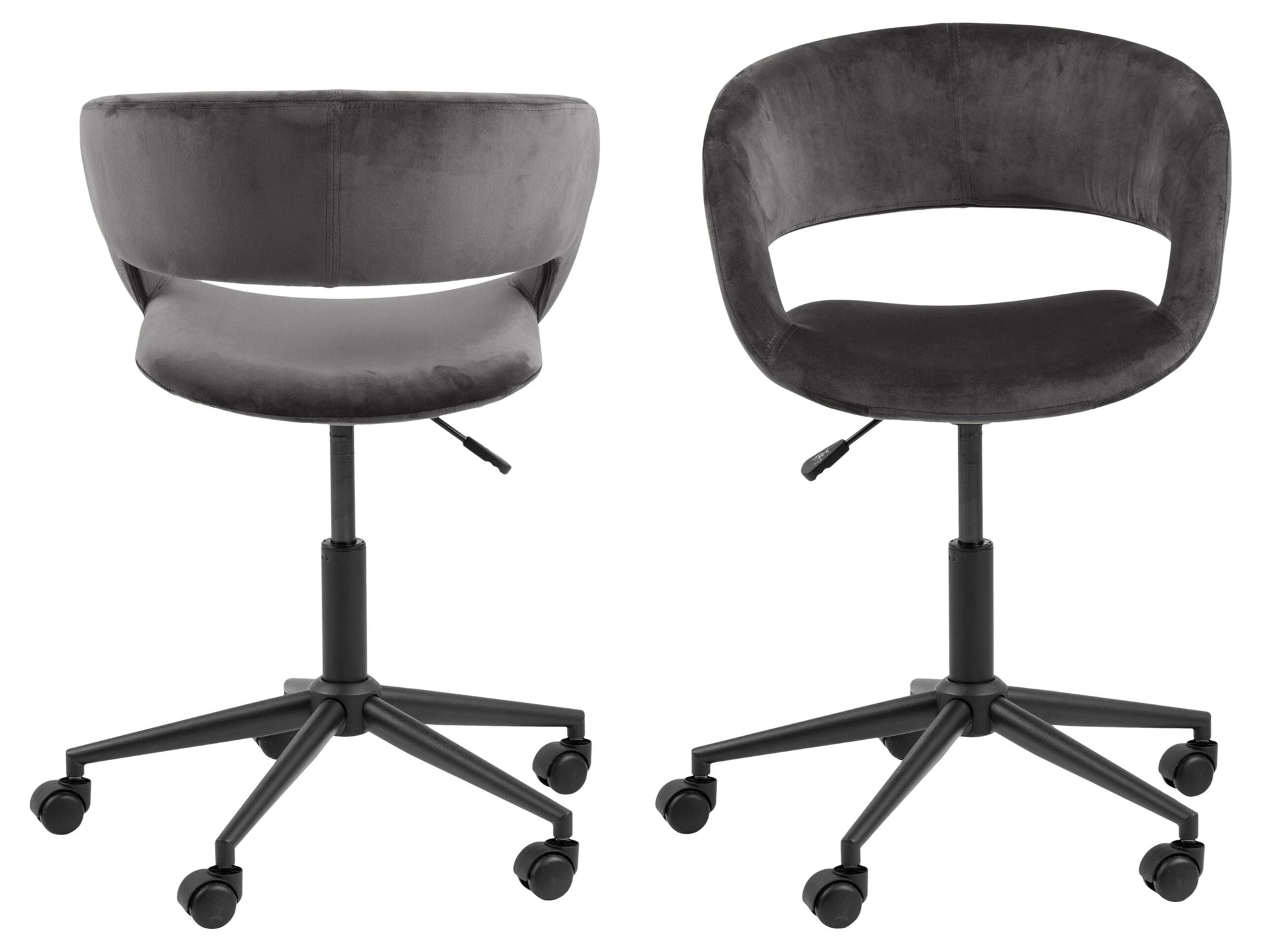 SCAUN DE BIROU GRACE GRI ÎNCHIS