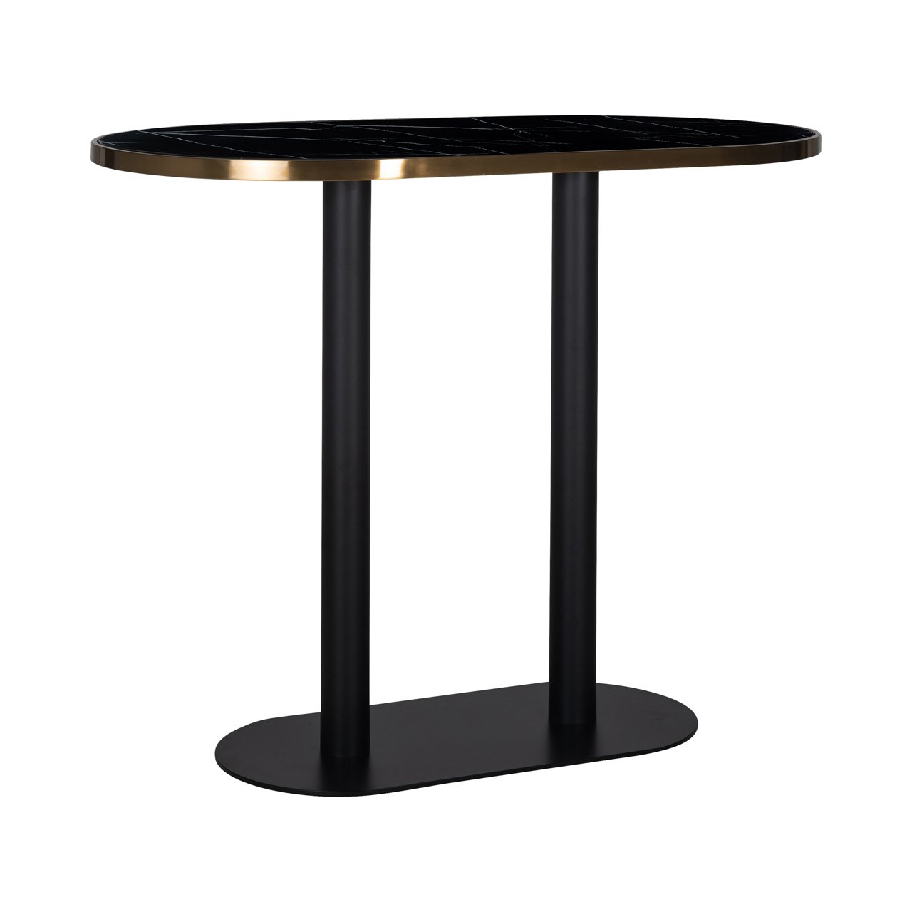 Bar Table Zenza Black Oval – elegant bar entertaining
