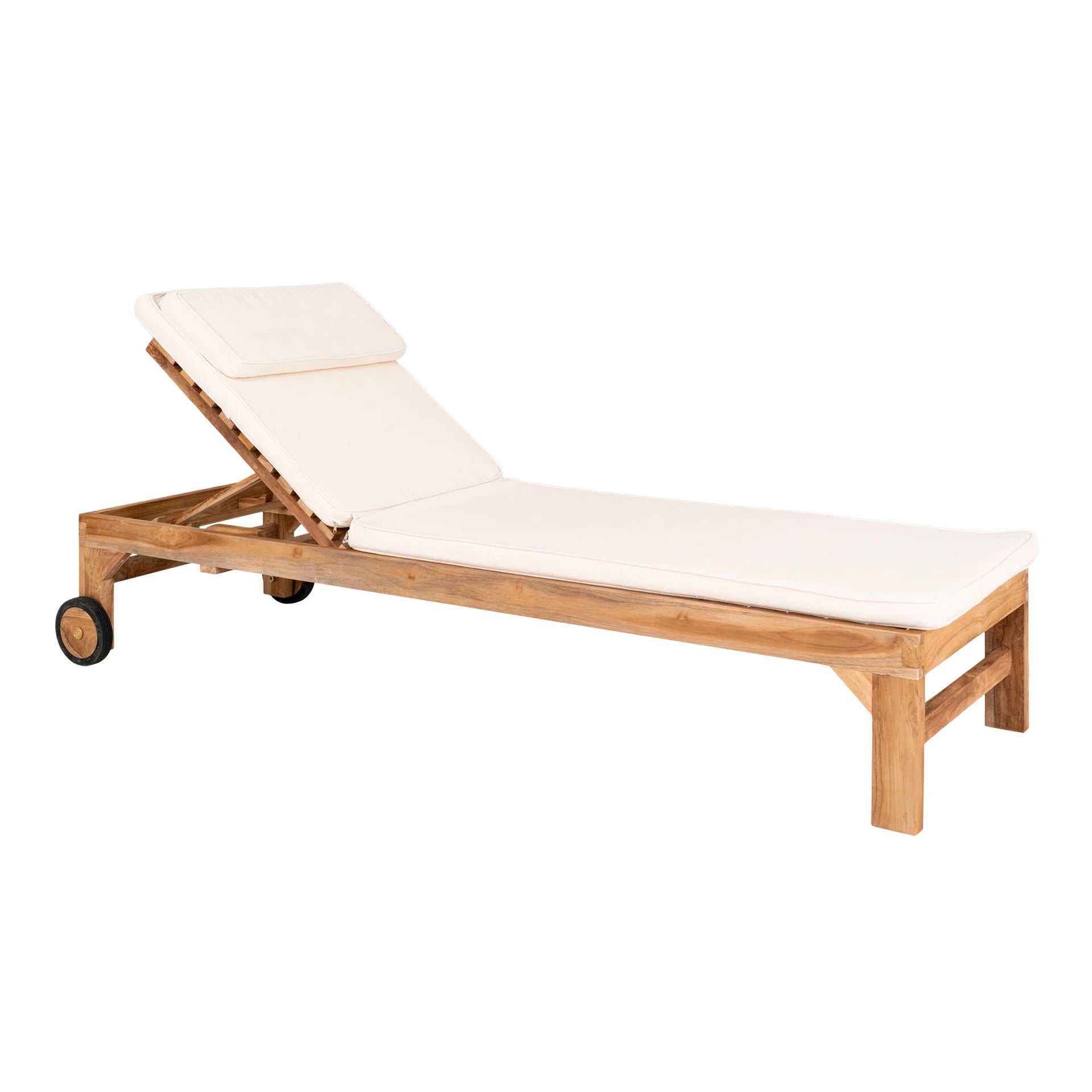Andorra Sun Lounger - Teak - Naturală
