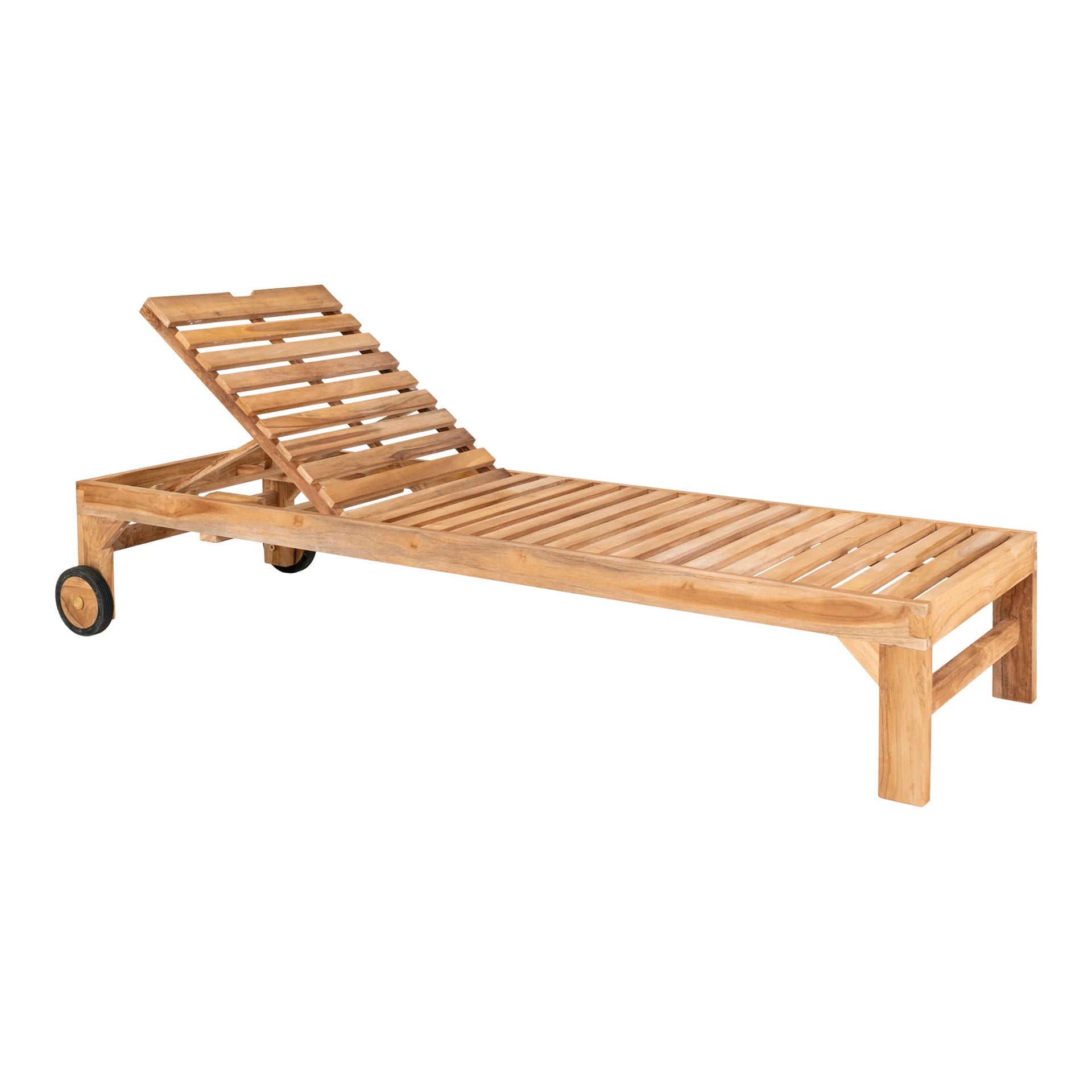Andorra Sun Lounger - Teak - Naturală