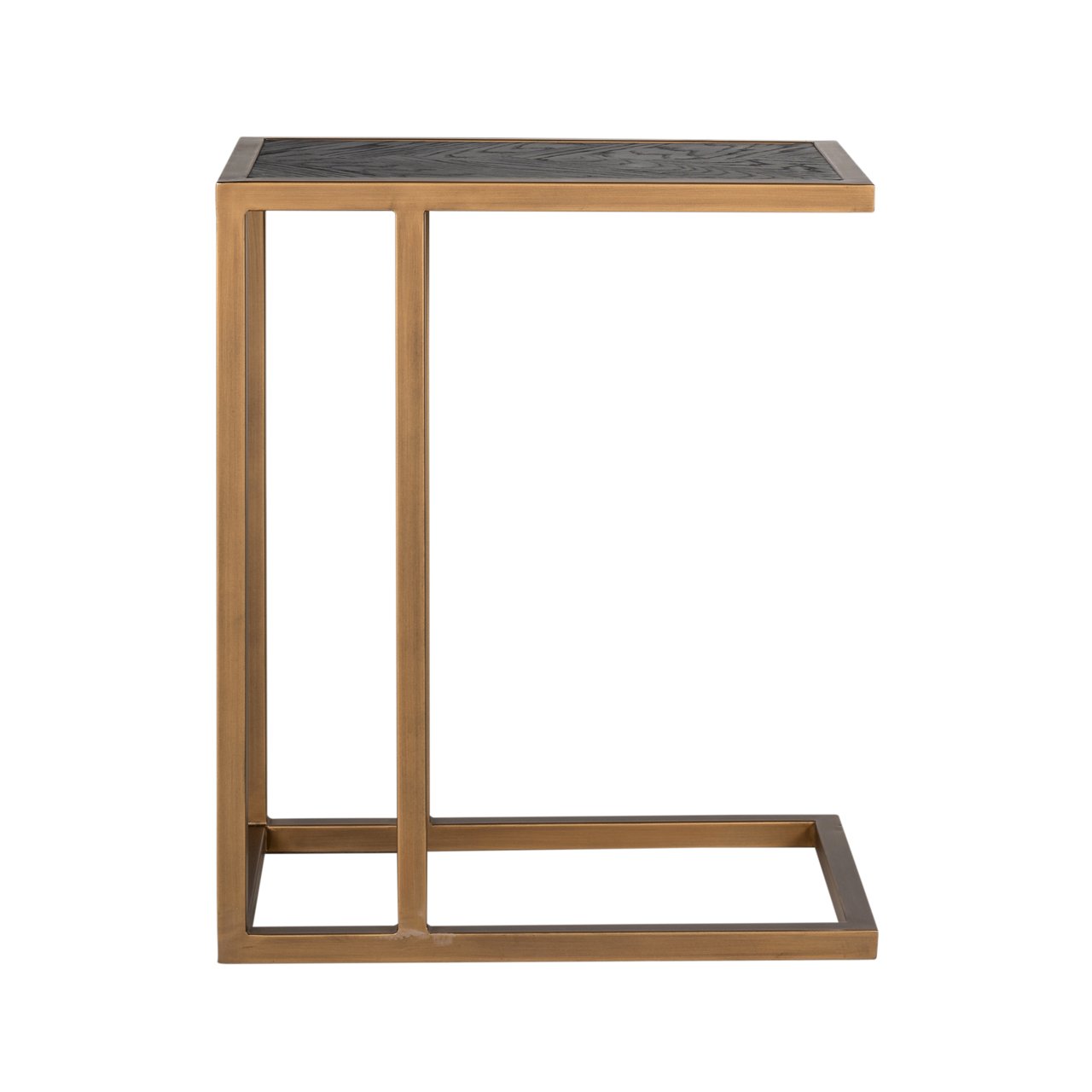 Sofa Table Blackbone Brass Black Rustic