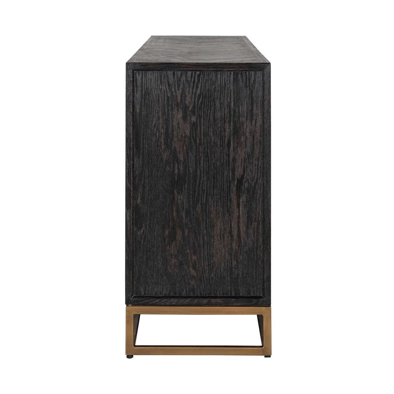 Sideboard Blackbone Brass Black Rustic