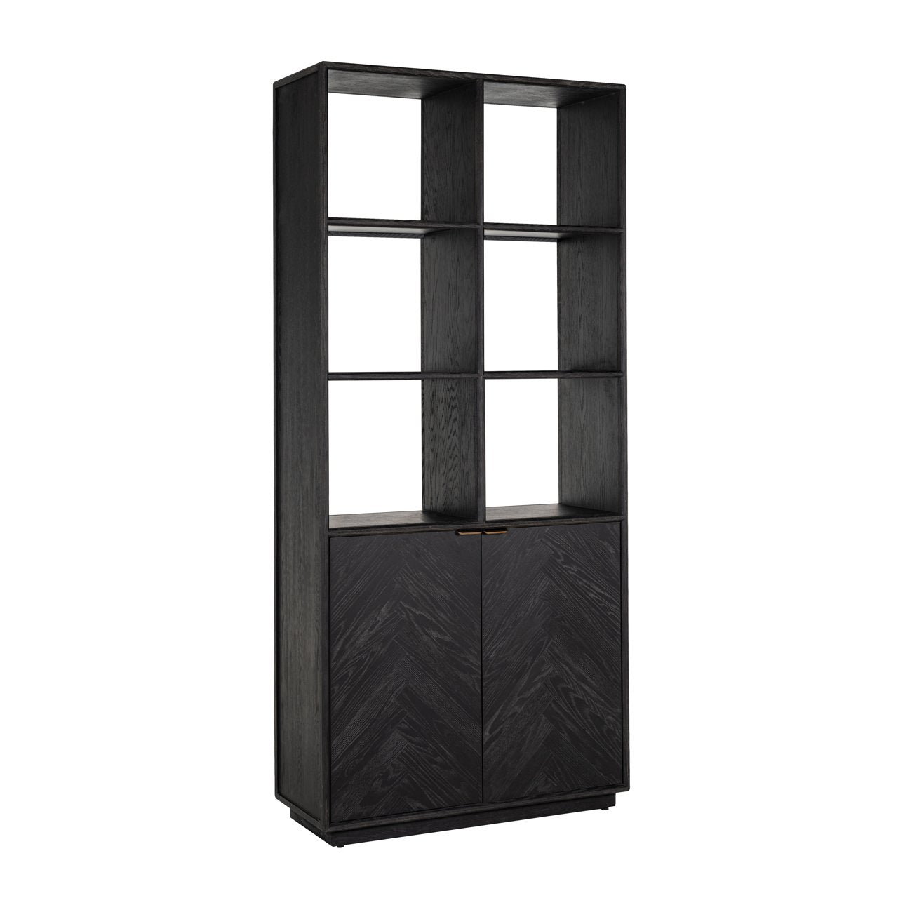 Display Cabinet Blackbone Brass Black Rustic