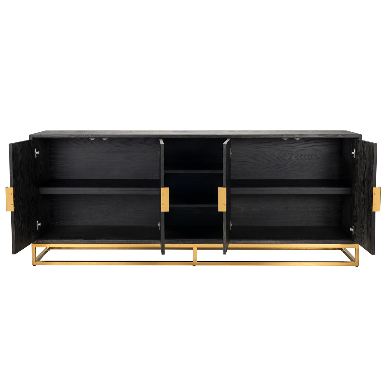 Sideboard Blackbone Gold Black Rustic