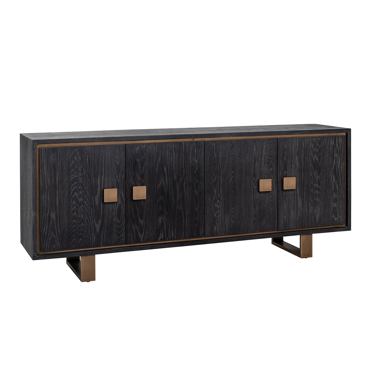 Sideboard Hunter Black Rustic