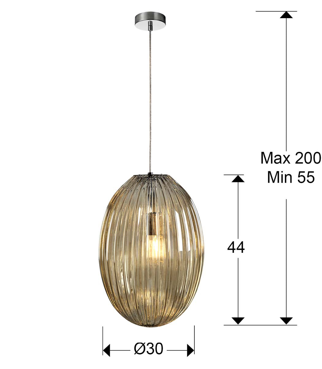 OVILA 1L LAMP. COGNAC 30Ø
