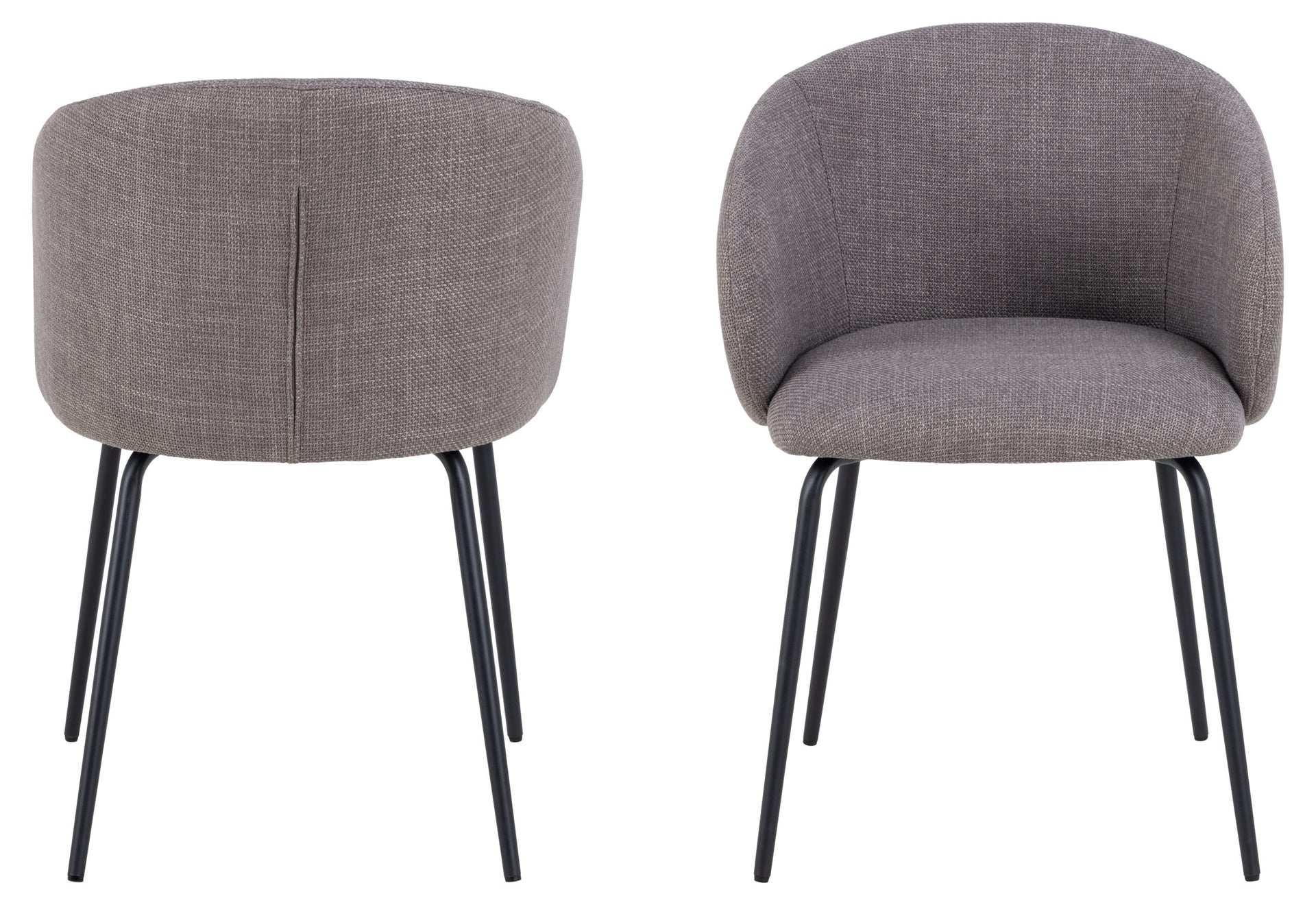 SCAUN DE DINING ELEANOR CU COTIERĂ GRI