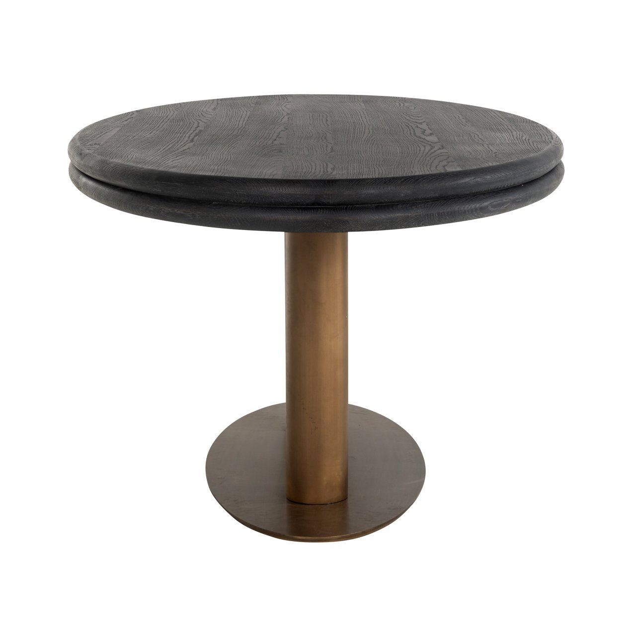Dining Table Macaron Black Rustic Oval 235
