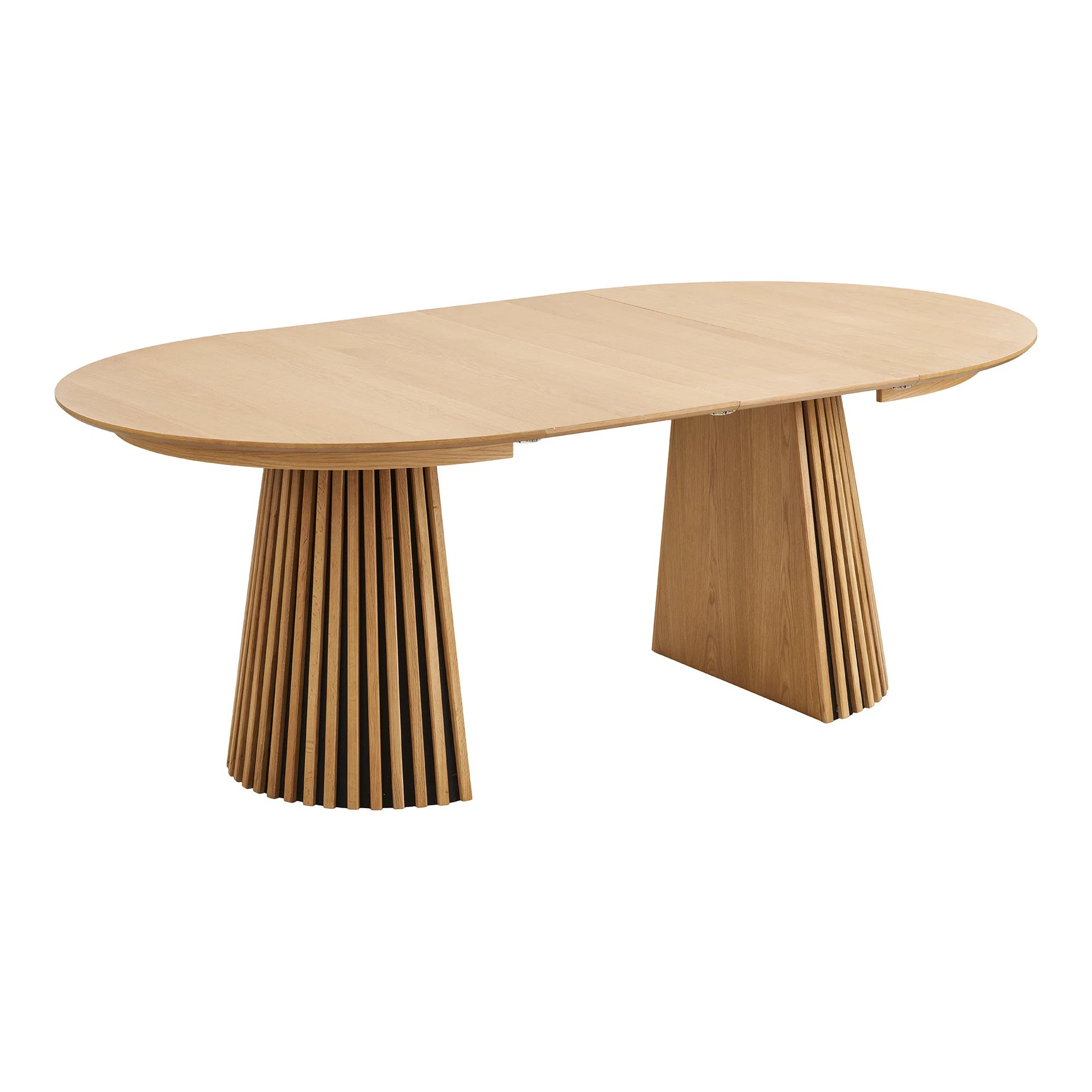 Set de mese Osaka și Artenara - furnir de stejar, MDF, PU - Stejar / Natura / Negru