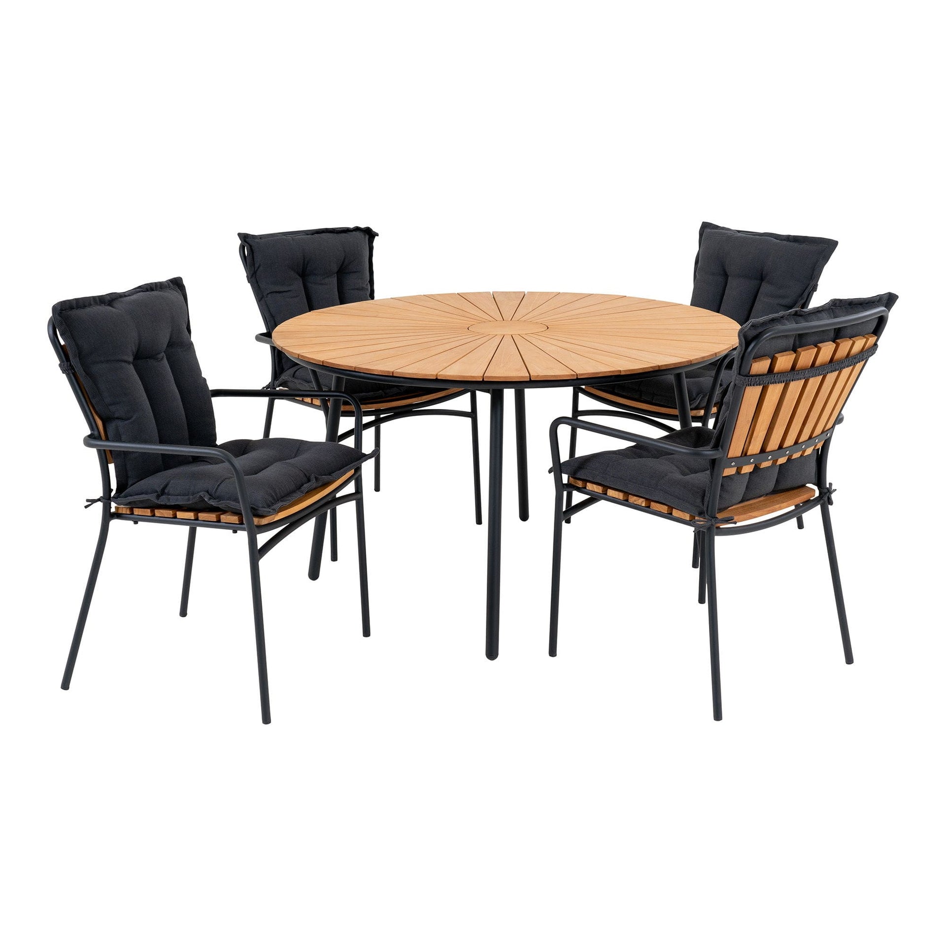 SET DE GRADINA CLEVELAND – MASA DE DINING SI 4 SCAUNE DE SUFRAGERIE