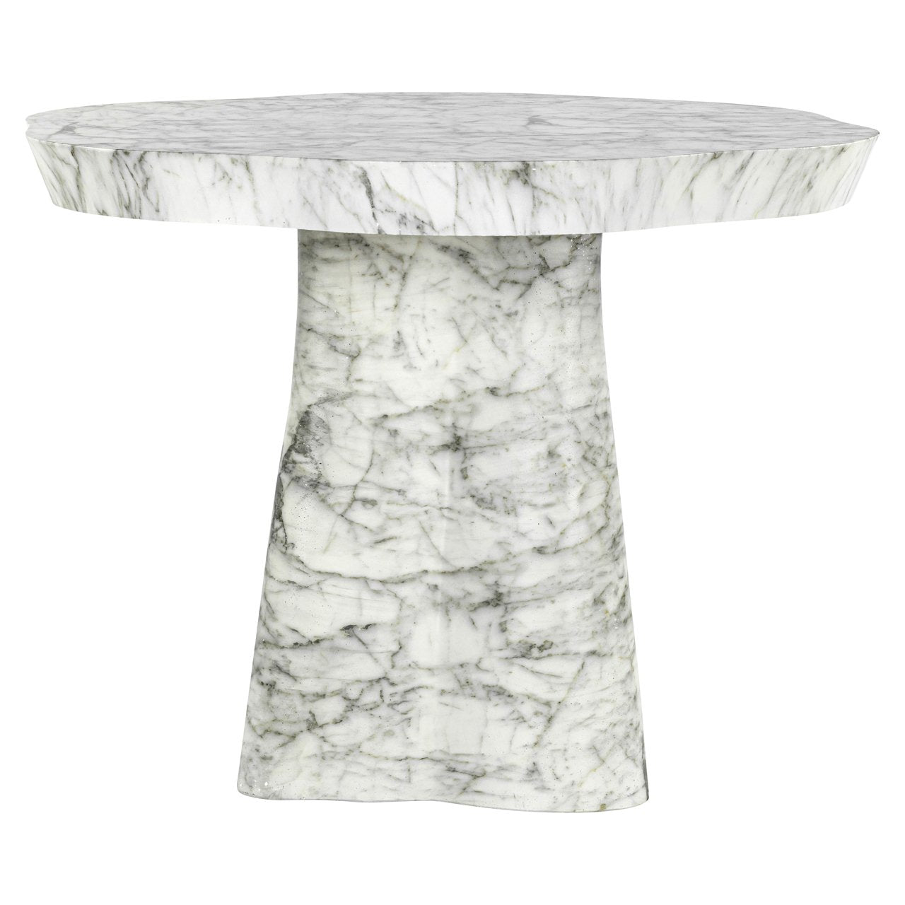 Outdoor Dining Table Rockyard White Marble Look 100ø