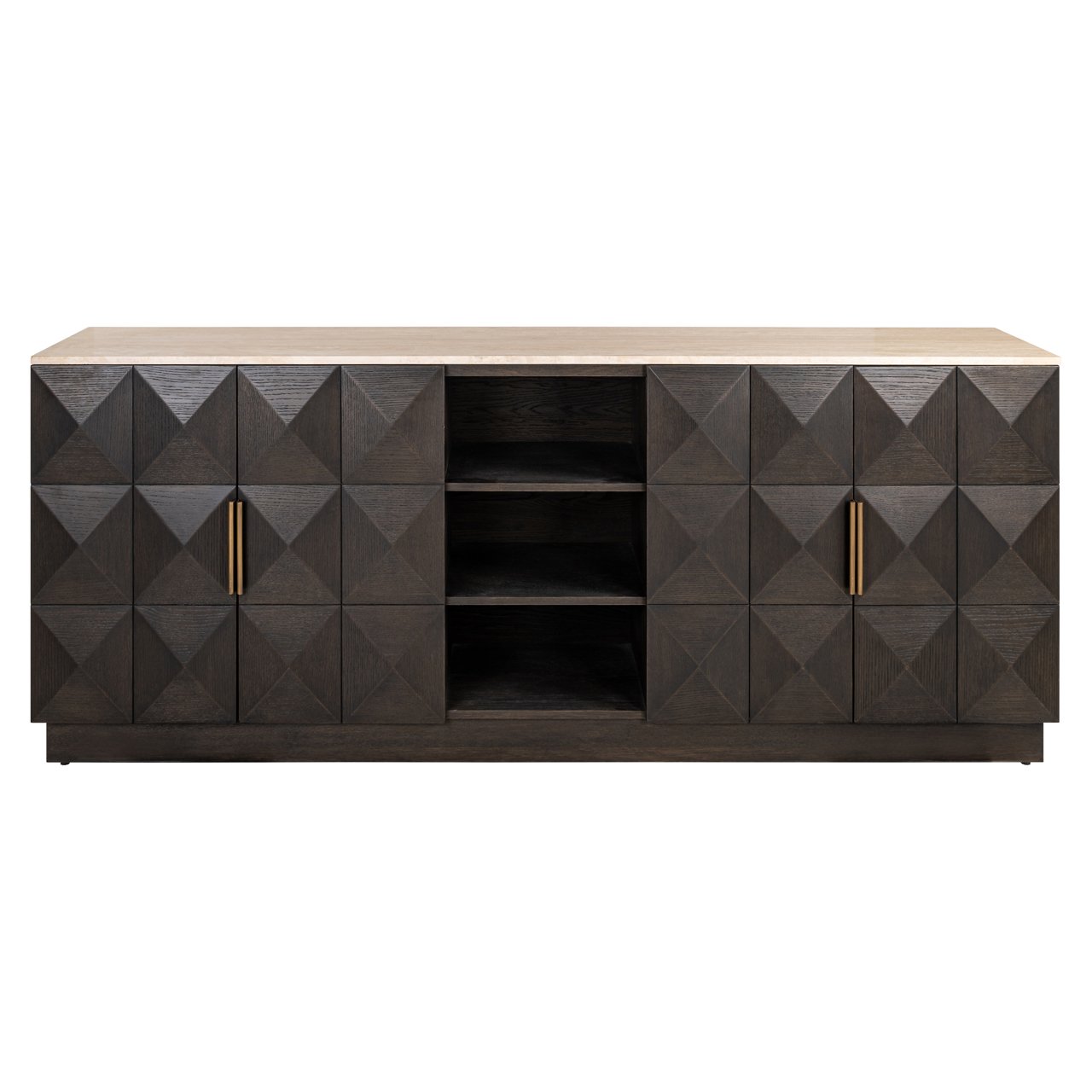 Sideboard Claremont Brown 4 Doors 2 Shelves